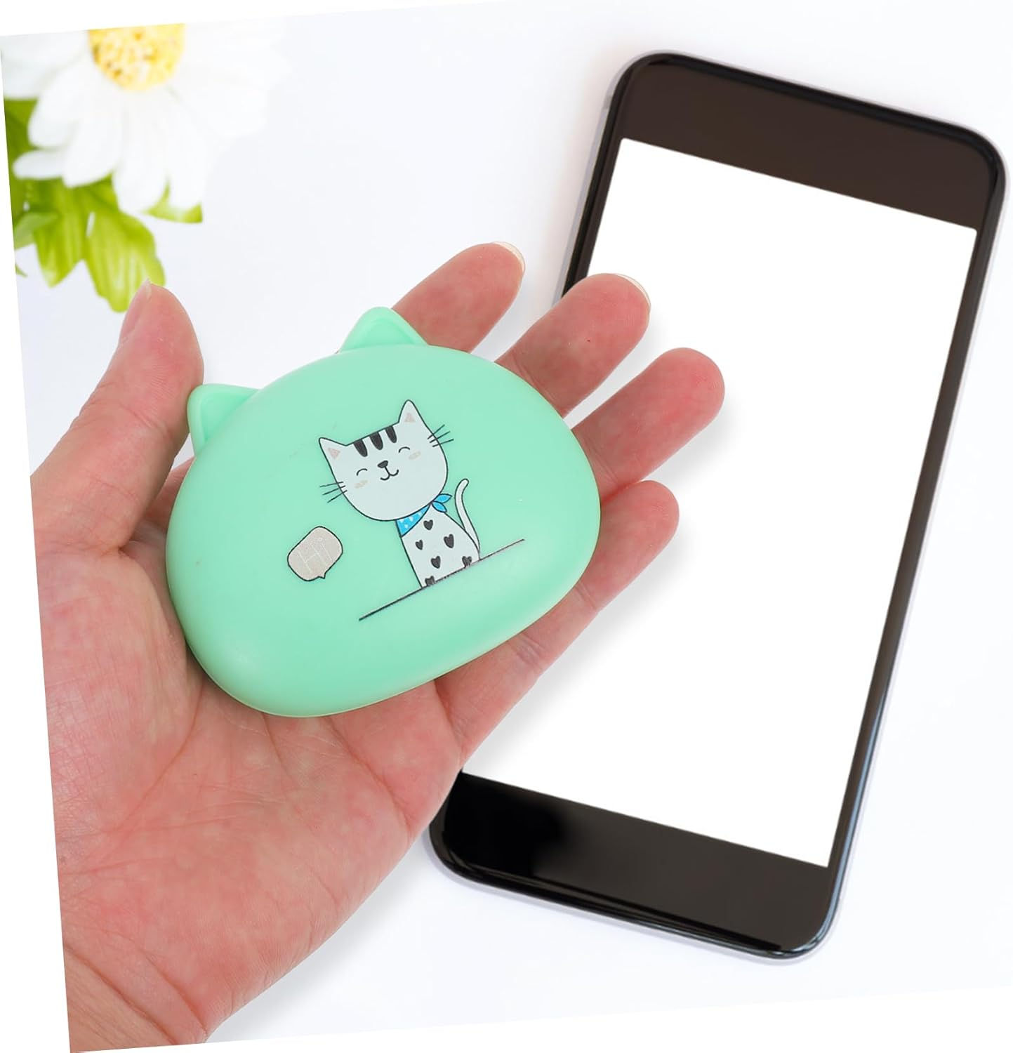 ASAKKURA In-Ear Wired Earbuds with Microphone for Smartphones, Portable Green Corded Earphones for Mobile Calls and Gaming image number 1