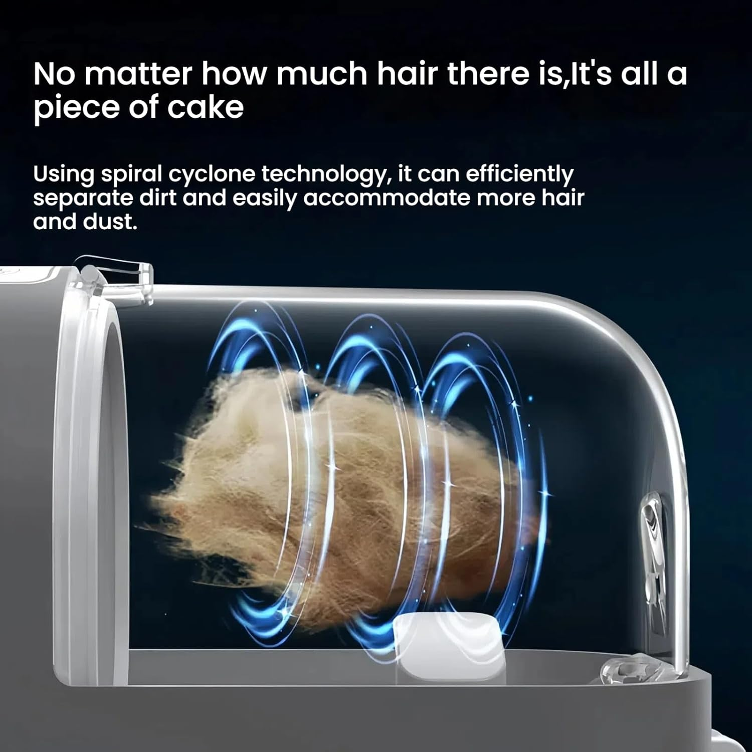 5-In-1 Pet Grooming Vacuum & Dog Grooming Clipper Kits &ndash; All-In-One Dog Hair Trimmer, Deshedder & Shedding Vacuum with 12000Pa Suction, 45Db Low Noise &ndash; Mess-Free Home Pet Grooming image number 6