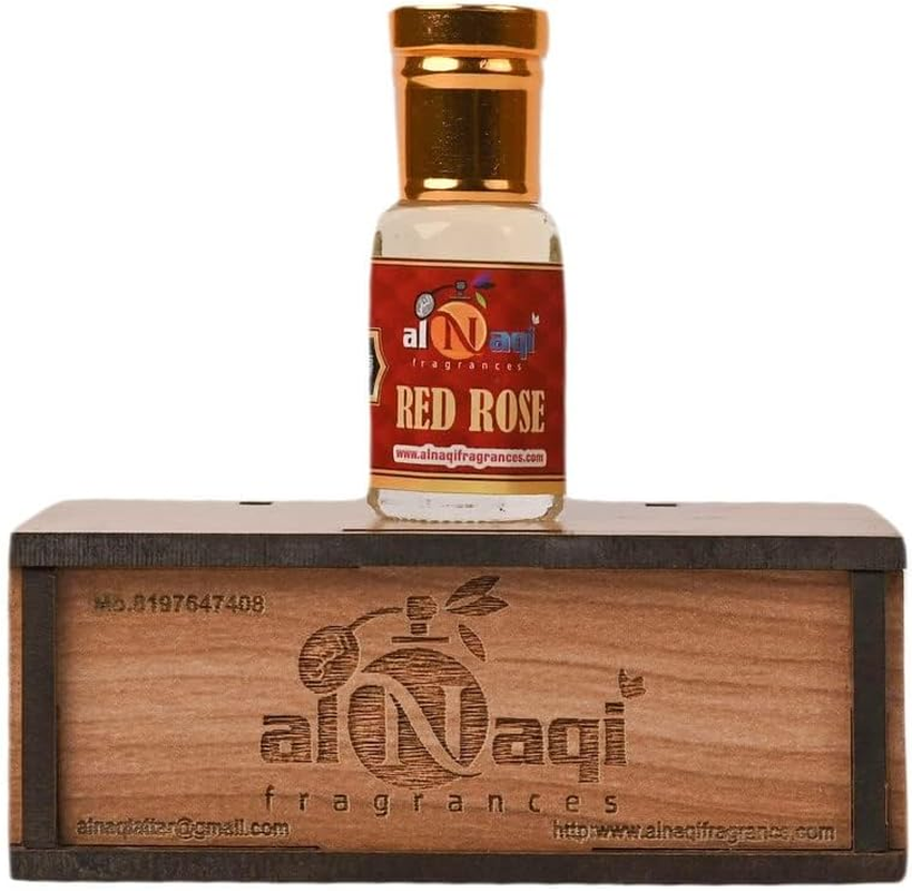 Ethnic Choice Al Naqi RED Rose Attar -6Ml | for Men and Women | Pack of 1 | Original & 24 Hours Long Lasting Fragrance | Most Wanted Arabian Aroma | (Unisex) | image number 2