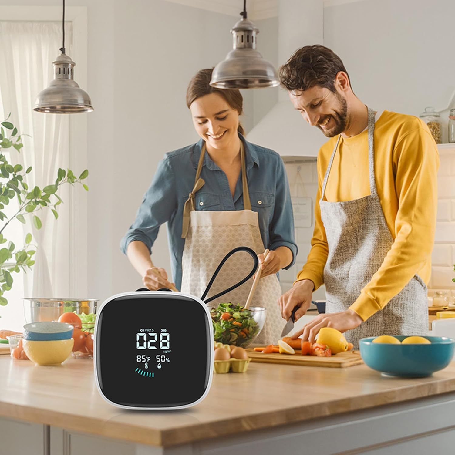 LCD Air Quality Meter Efficient PM2.5 Tester for Home Hotel Office Accurate Measurement image number 5