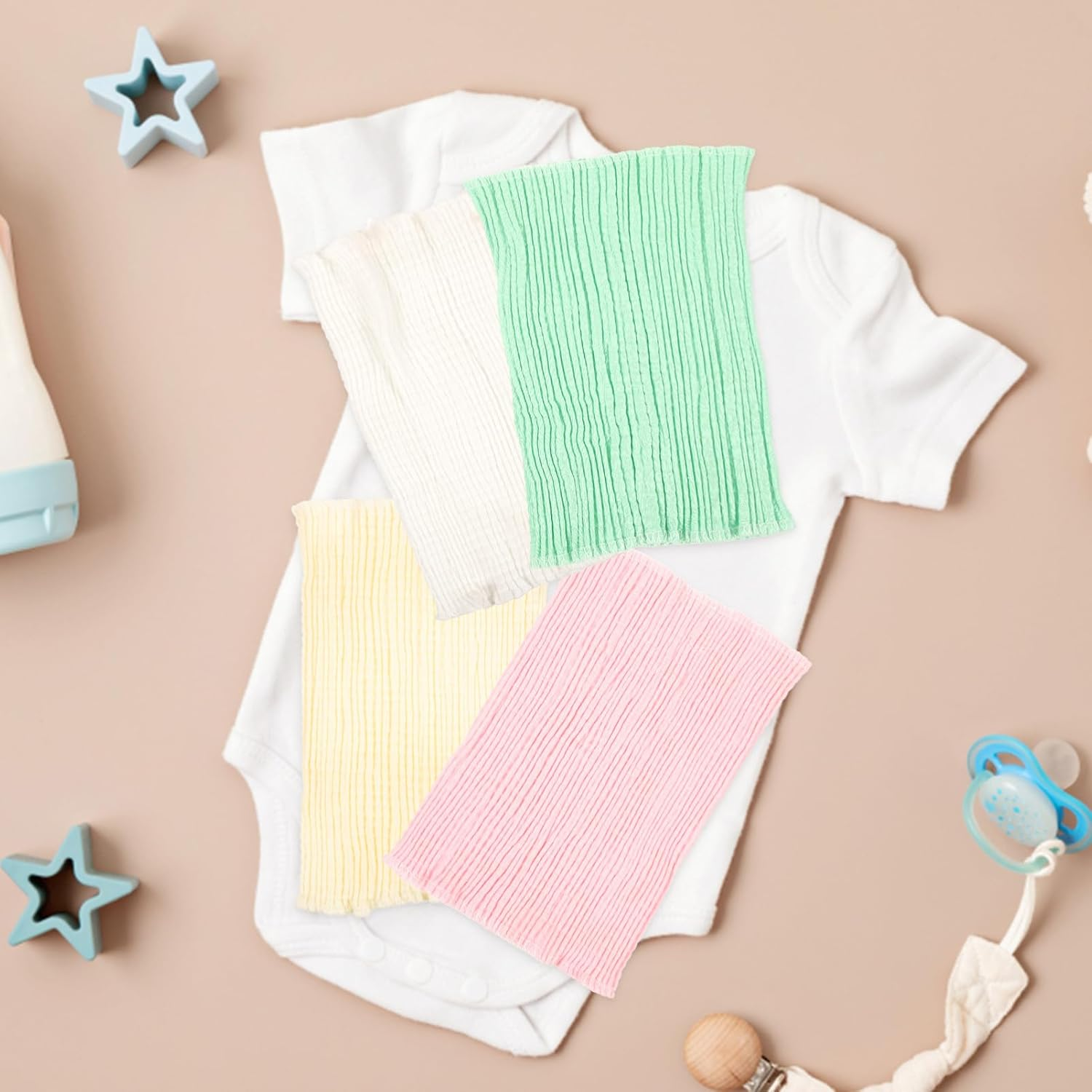 Ibasenice 5Pcs Navel Circumference Support Boy Girl Belly Band Wrap for Newborn Clothes Supplies image number 2