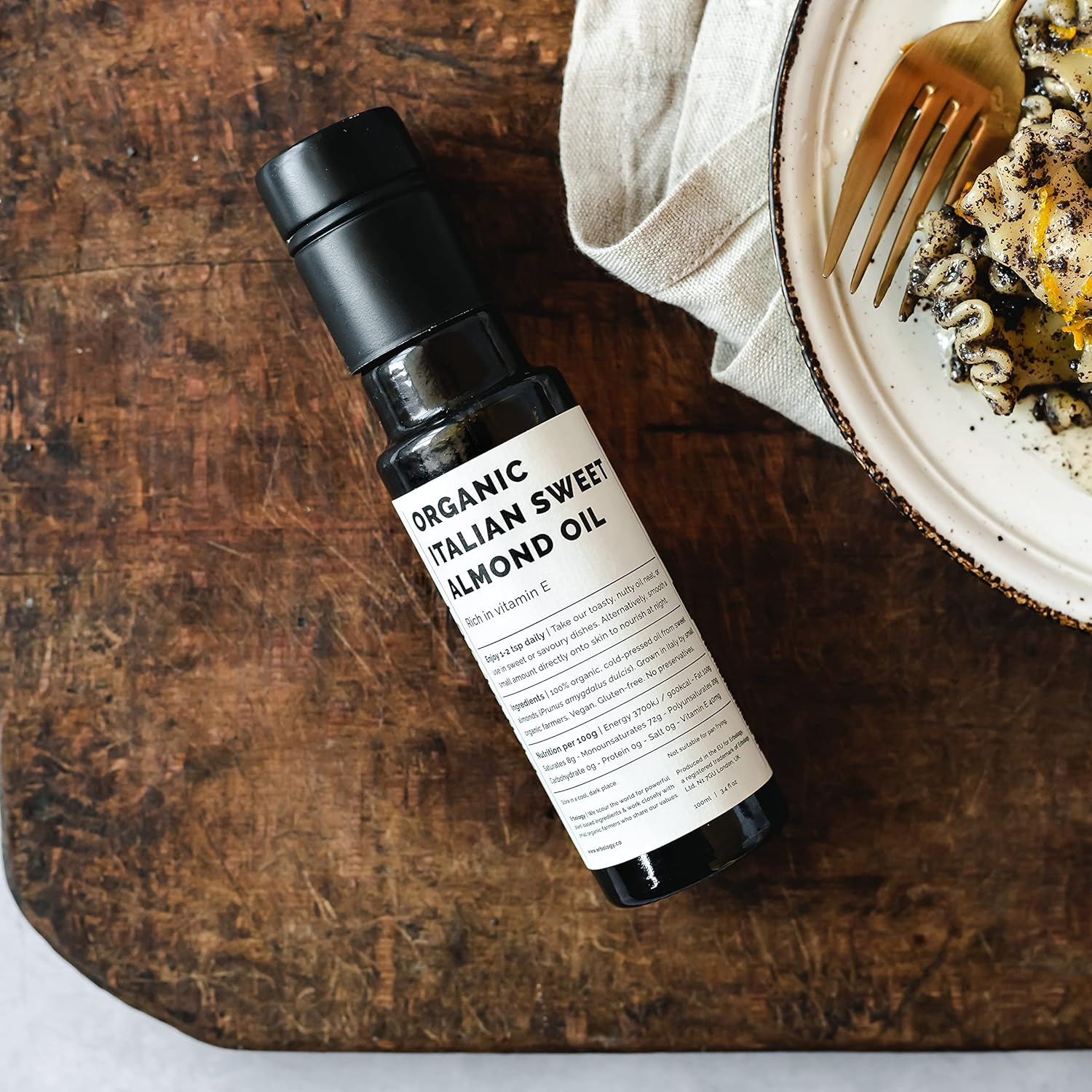 Erbology Organic Sweet Almond Oil 100Ml - Cold-Pressed - Rich in Skin-Nourishing Vitamin E - Straight from Farm in Italy - Non-Gmo - No Additives or Preservatives - Recyclable Glass Bottle image number 6
