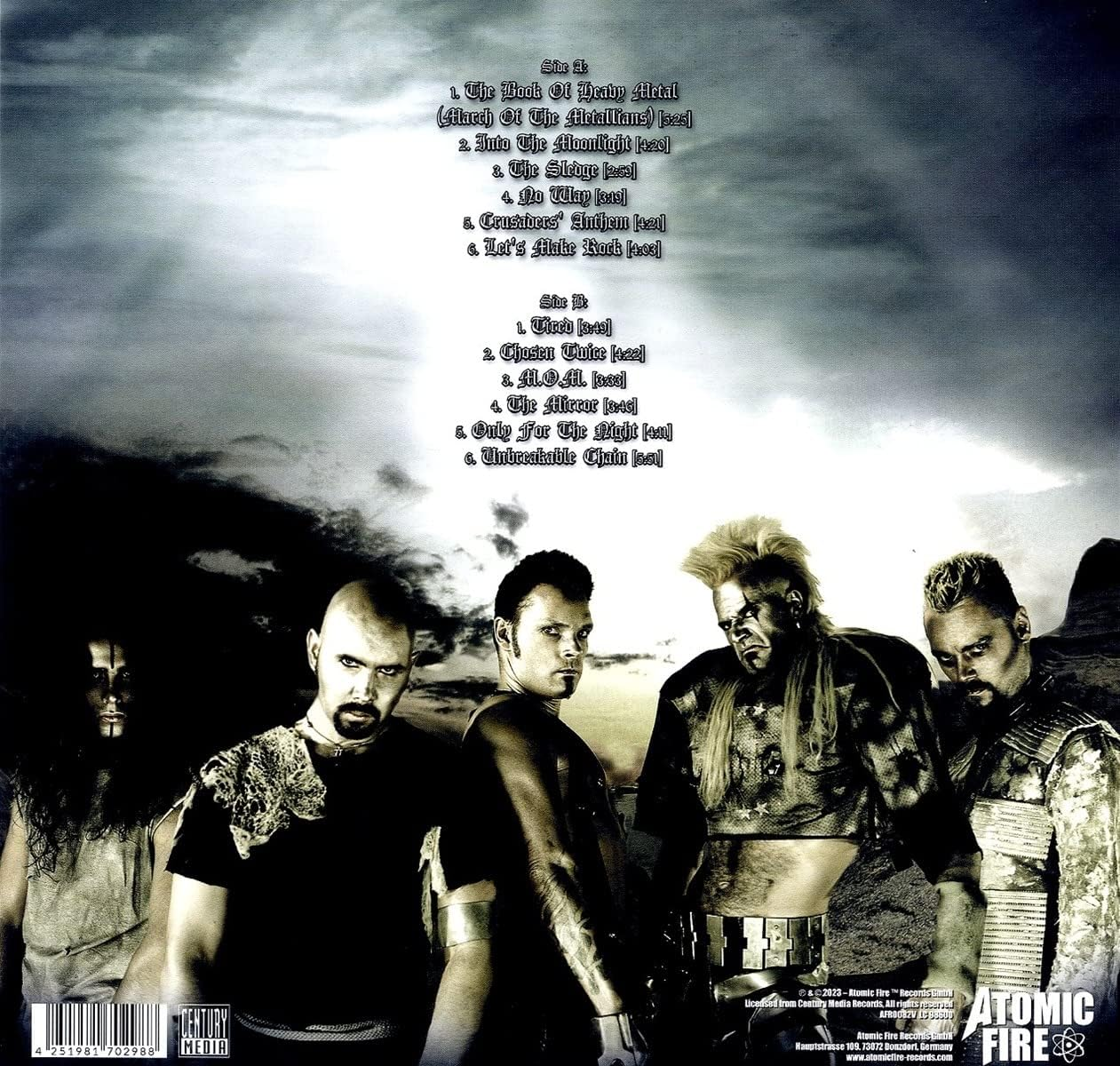 Book of Heavy Metal - White & Black Marble Colored Vinyl