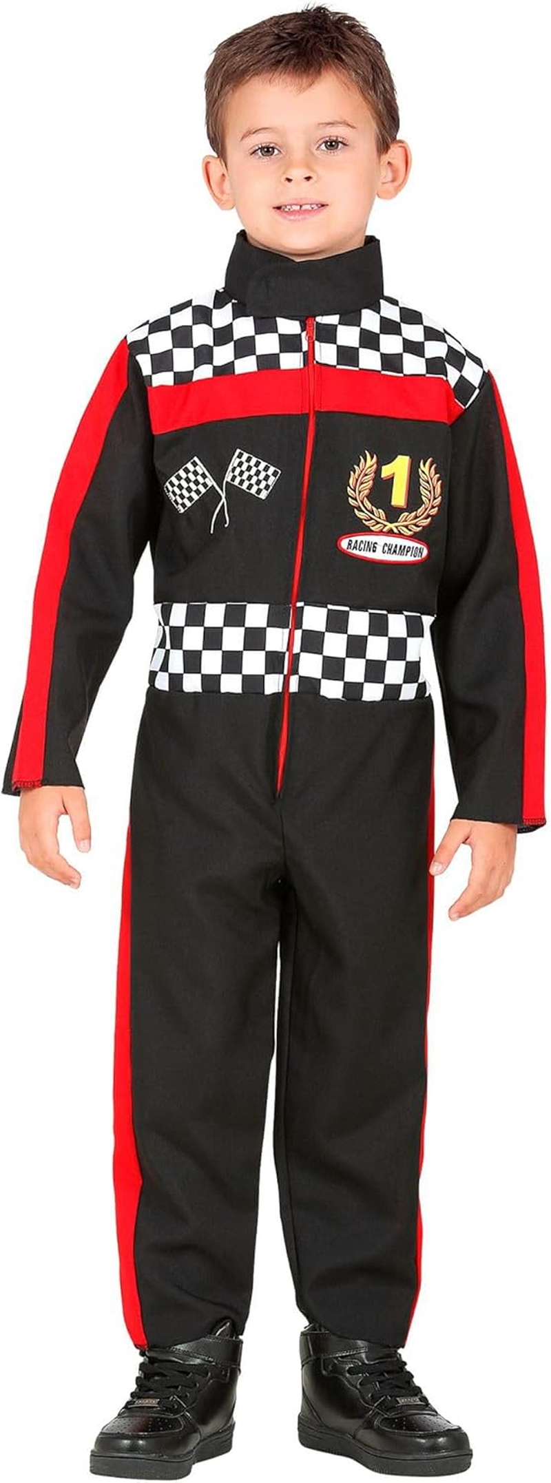 Widmann - Children'S Costume Formula 1 Driver, Jumpsuit, Racer, Athlete, Theme Party, Carnival image number 6