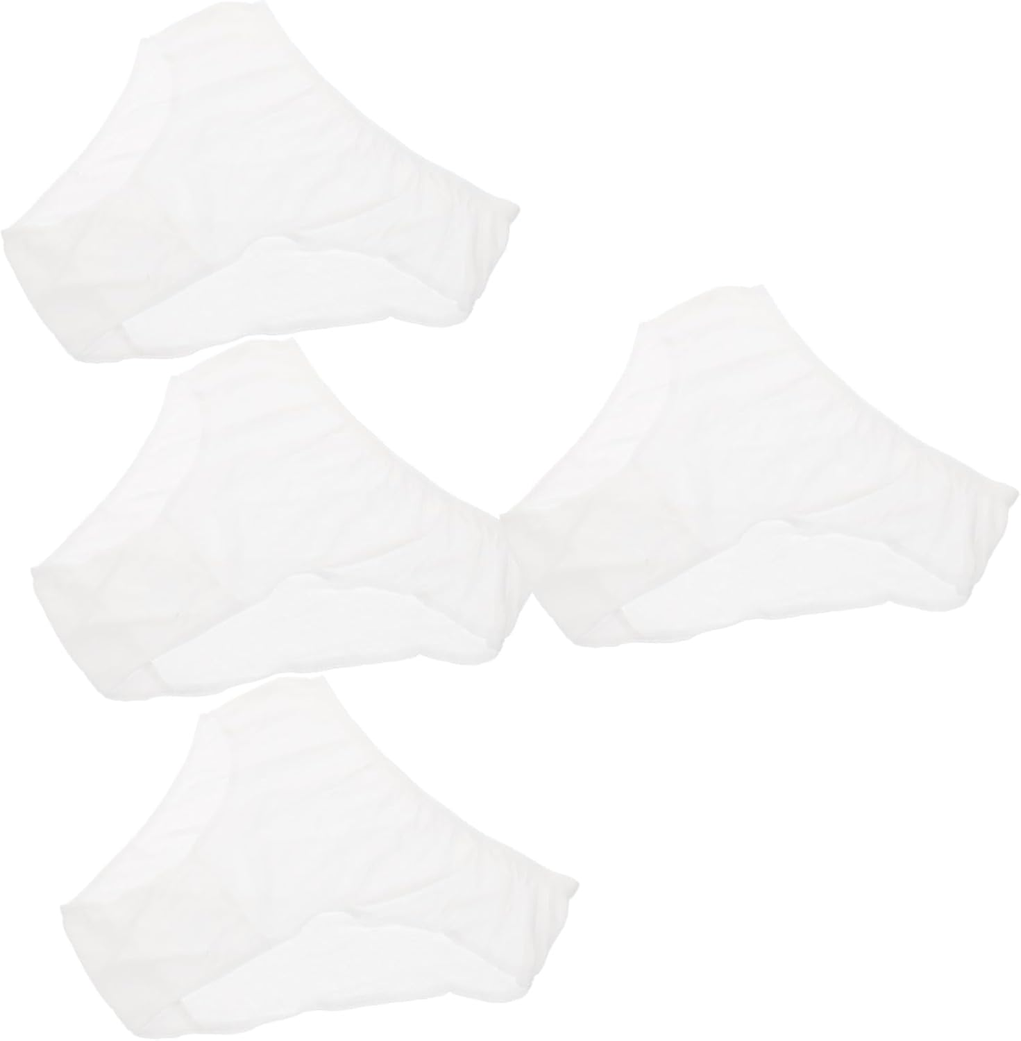 FOMIYES 4Pcs Disposable Postpartum Maternity Panties XXL Soft Cotton Women Period Briefs Lightweight Comfortable Breathable Underwear for Mothers White image number 5