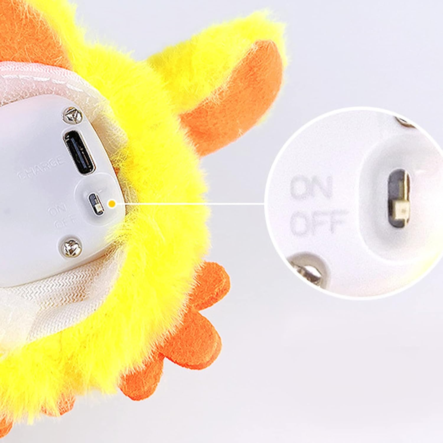 EVTSCAN Interactive Cat Toys, Offers Three Different Game Modes, with Simulated Duck Quack Sound, Electric Cat Toy, for Cats Kittens image number 5