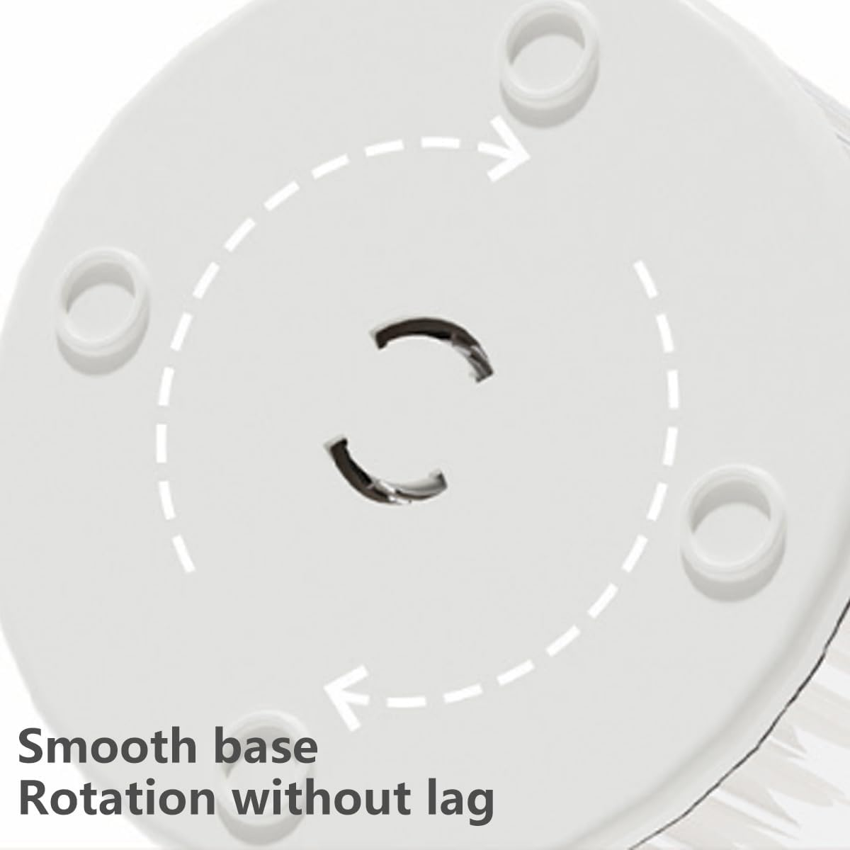 AIMALL Desktop Storage Box White, Rotating Cosmetic Brush Storage Cylinder, 360&deg; Desktop Organiser, Lipstick Eyeshadow Pen Holder, 23X12X13Cm/9X4.72X5.11In image number 1