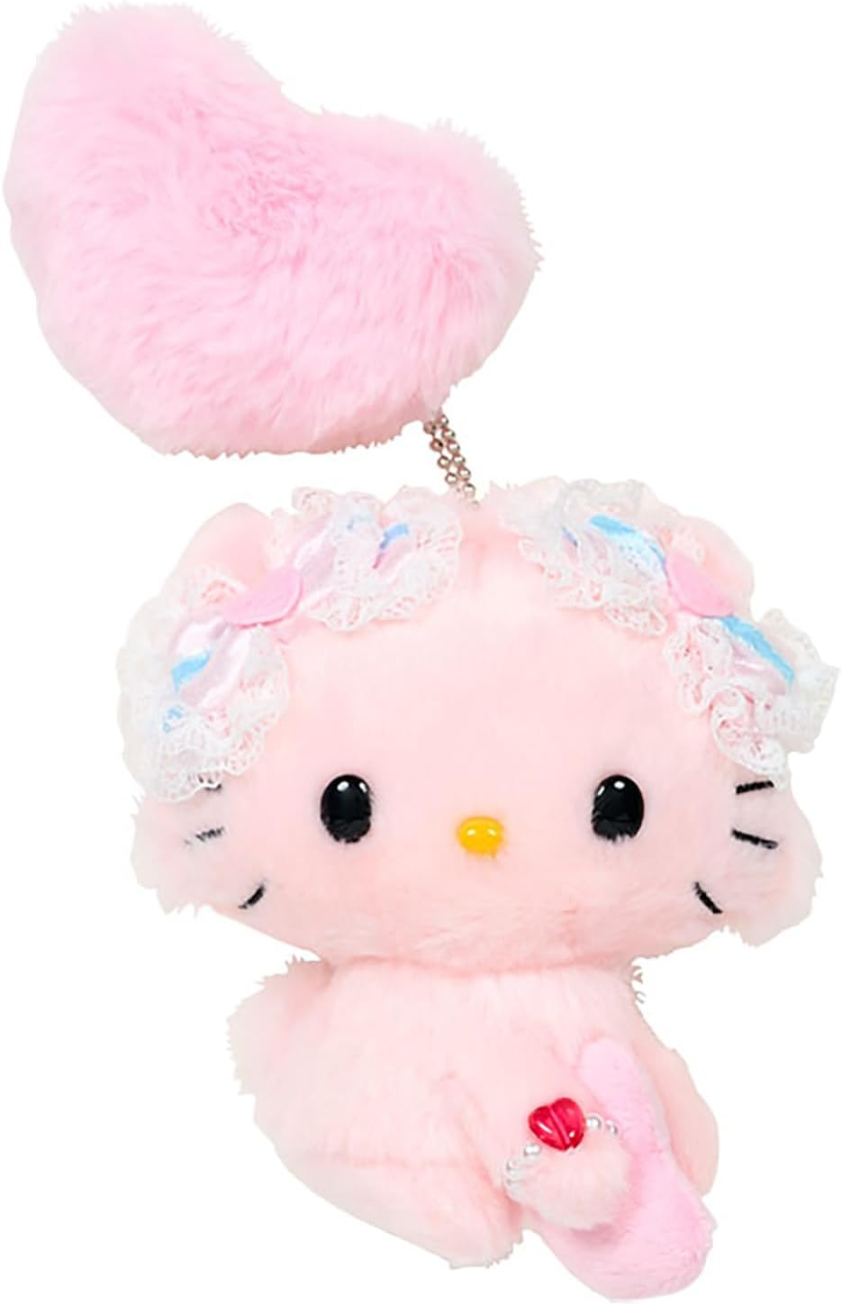 Sanrio 199214 Charmy Kitty (Honey Cute) Mascot Holder (Heisei Uraare Characters, Fluffy Heart)