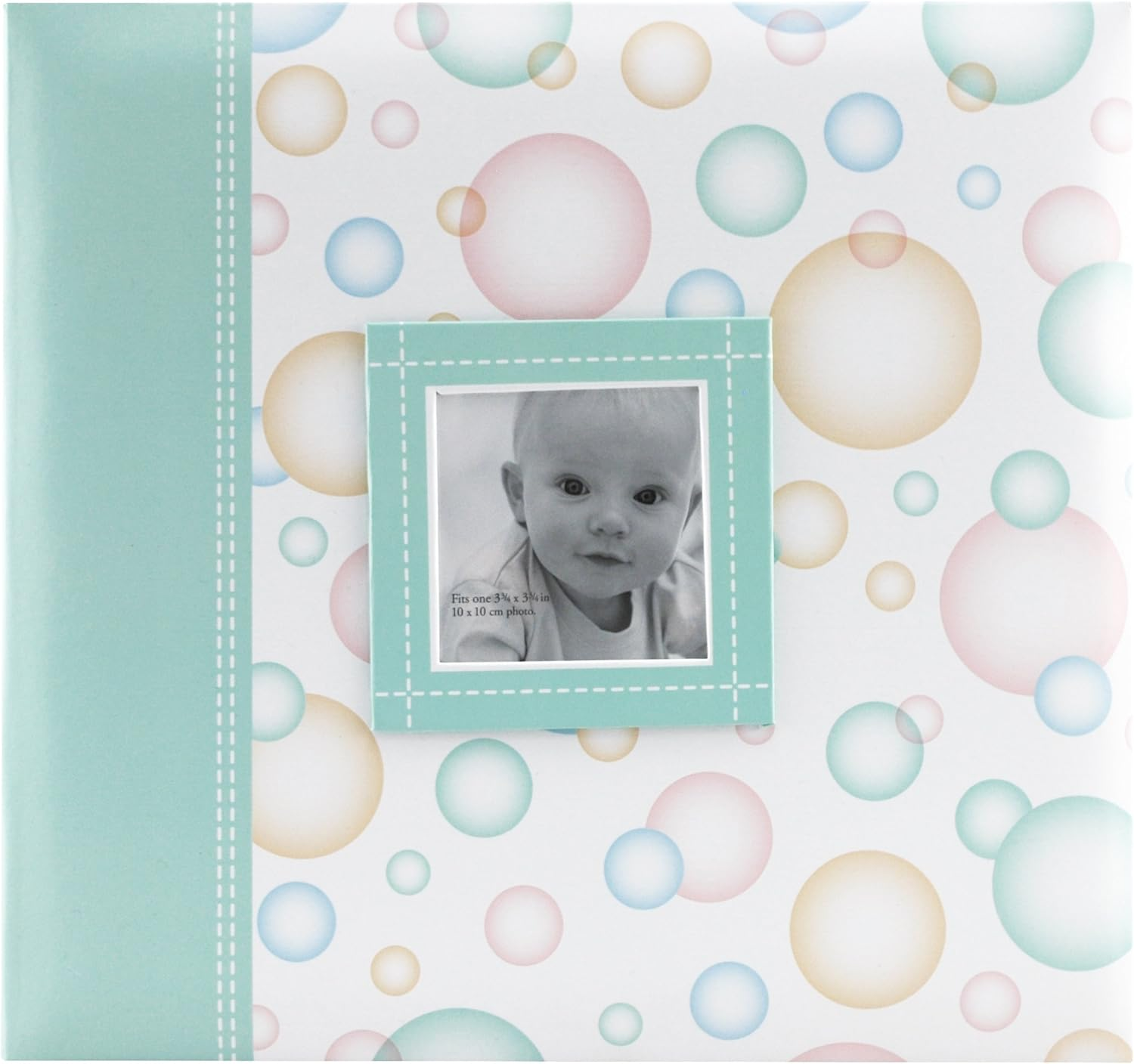 MBI Paper Baby Post Bound Scrapbook W/Window 12-Inch X 12-Inch, Blue image number 4