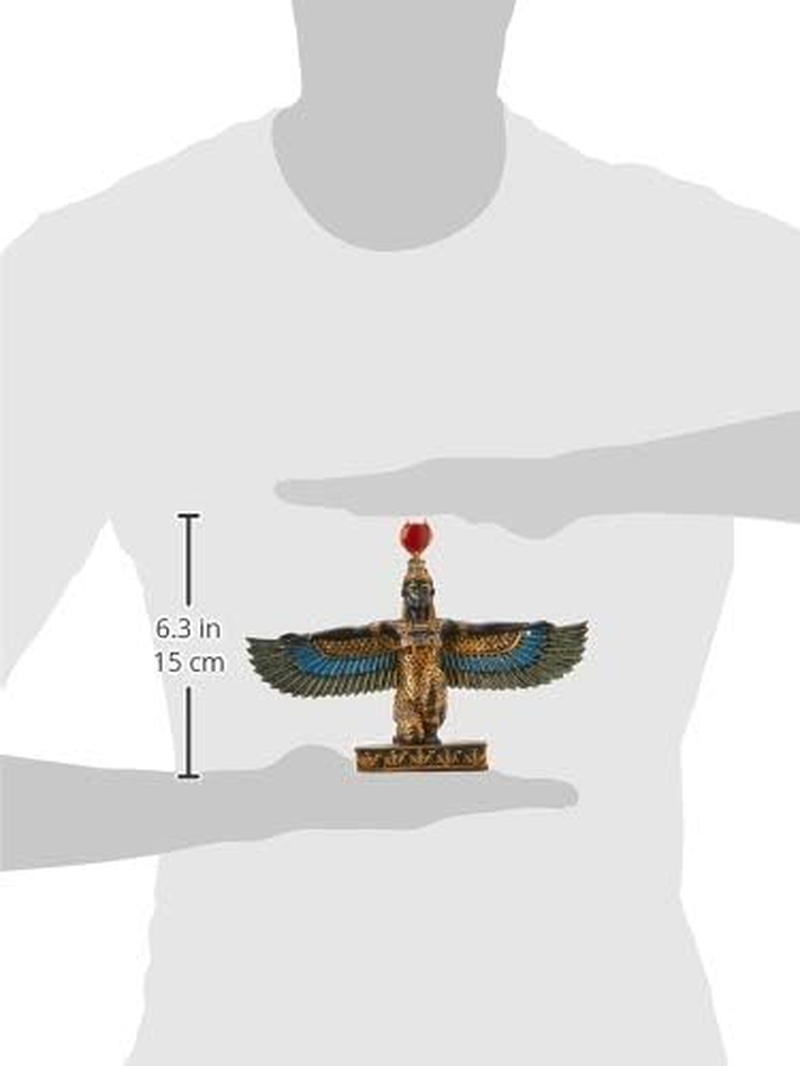 Design Toscano QL12219 Isis Egyptian Goddess of Beauty Statue, Full Color