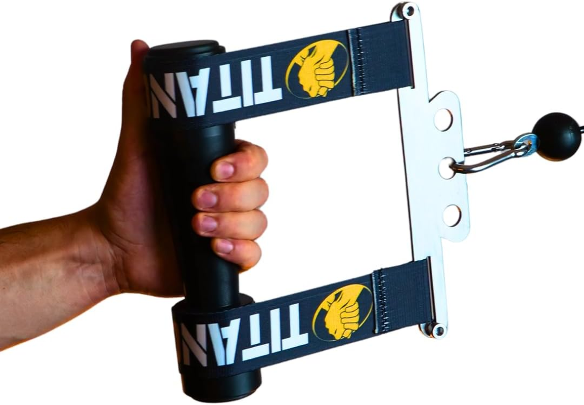 TG Wrist Wrench Conic - Conical Hand & Forearm Trainer for Grip Strength, Finger Strength & Wrists - Training Device for Cable Pull, Loading Pin & Resistance Band - Arm Wrestling, Fitness, Climbing image number 1