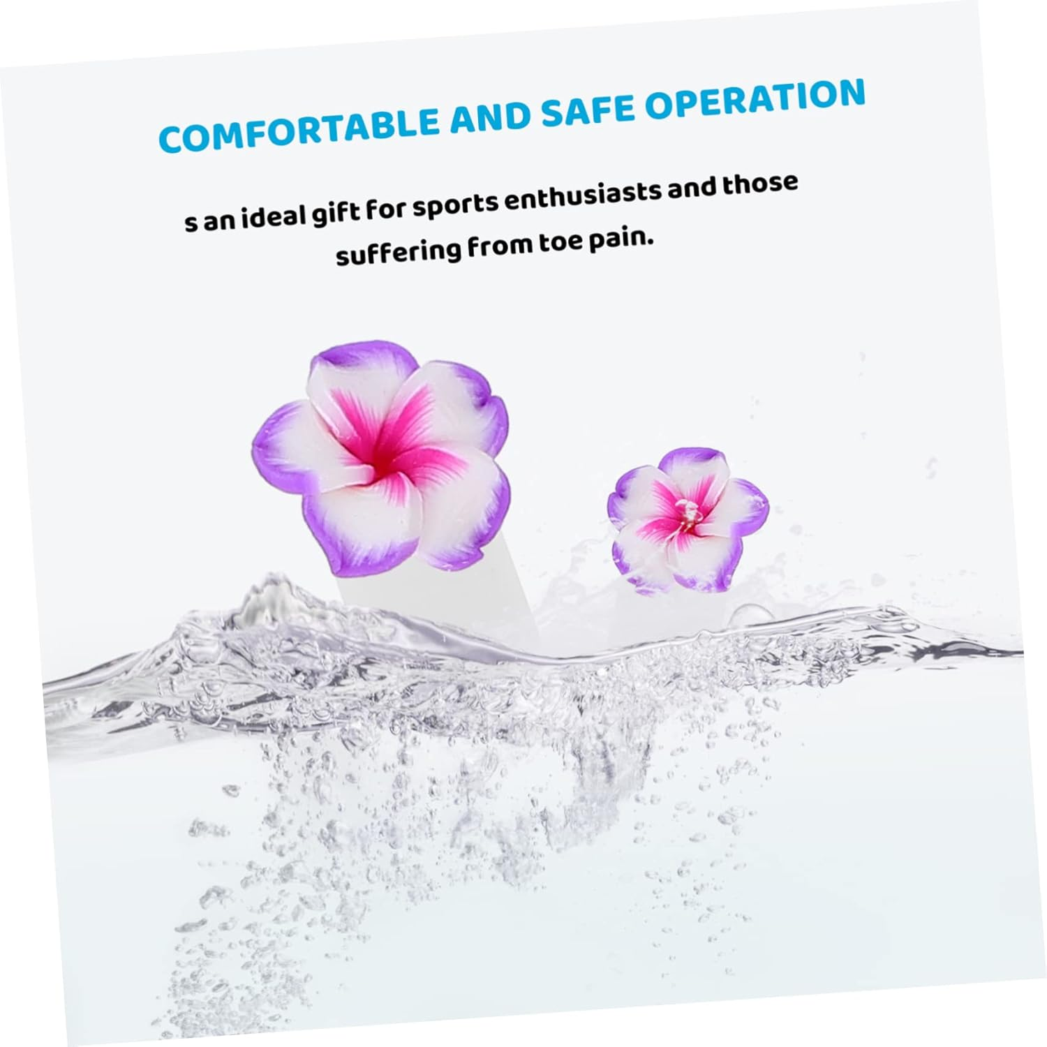 Minkissy Nail Polish Separator Toe Spacer 32Pcs Silicone Toe Separators for Pedicure Art image number 2