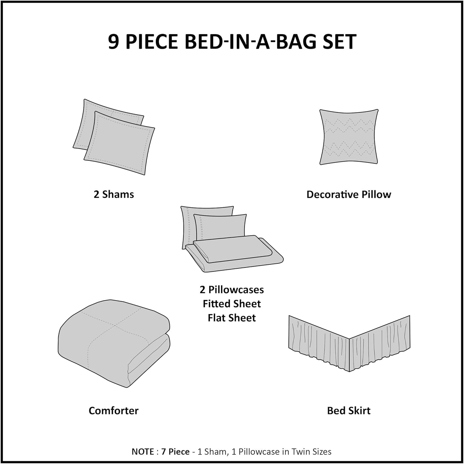 Madison Park MPE10-166 Essentials Saben Complete Bed and Sheet Set, King, Taupe image number 1