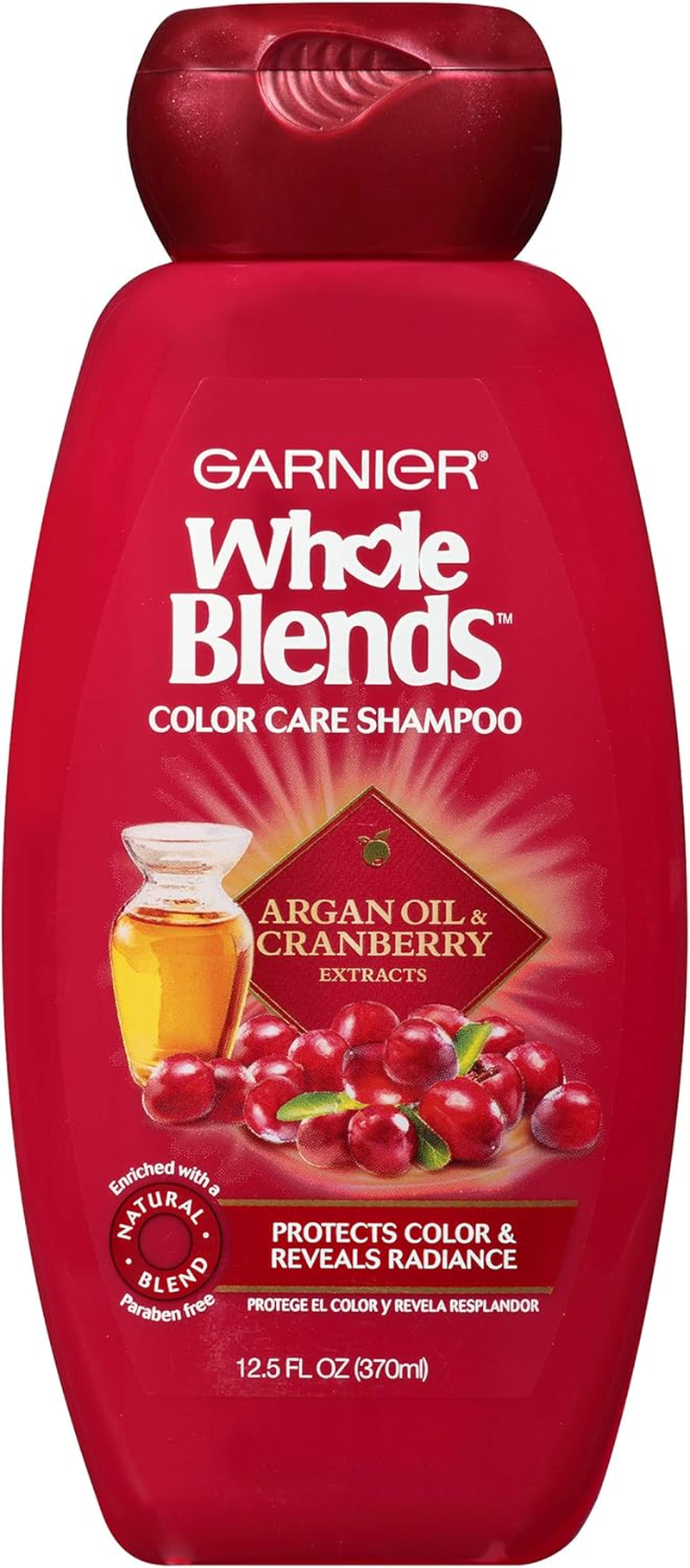 Garnier Whole Blends Color Care Mask with Argan Oil & Cranberry Extracts, 10.1 Fluid Ounce image number 3
