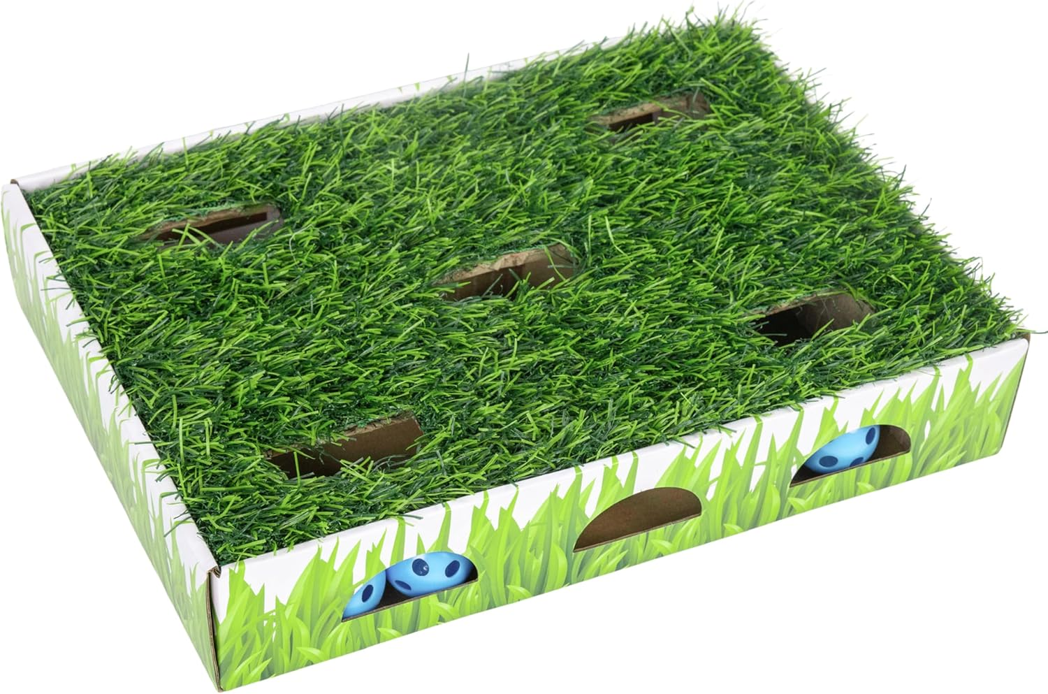 Petstages Grass Patch Hunting Box Cat Toy image number 3