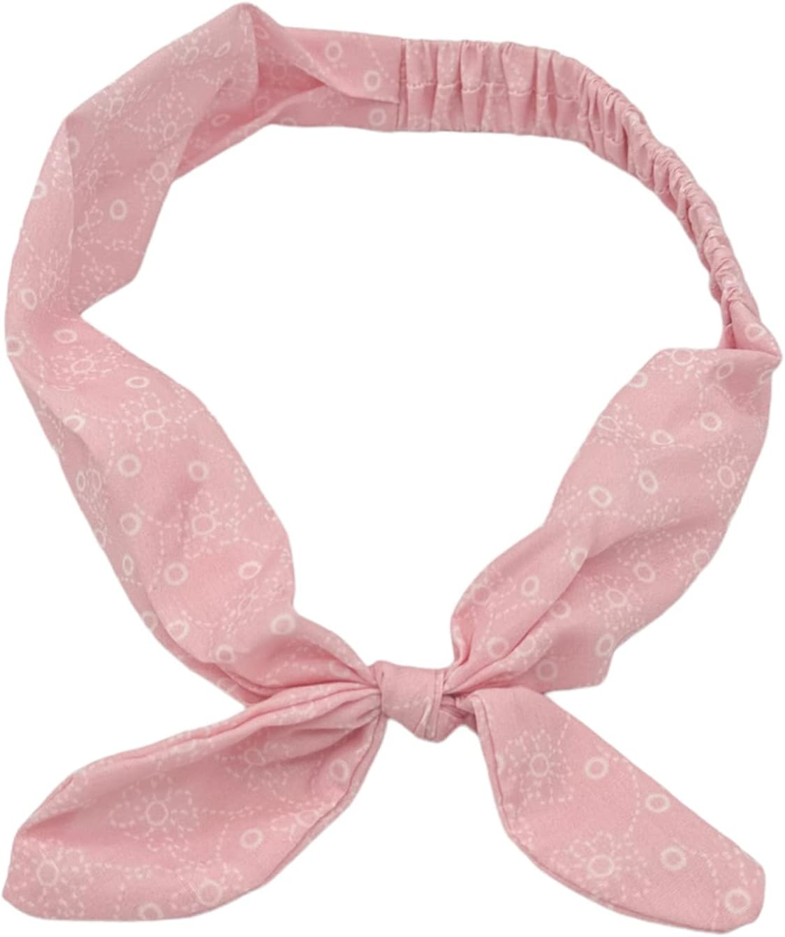 Haarallerliebst Hair Band with Bow (50 Cm | Floral Pattern with Bow | Pink) Includes Storage Box image number 4