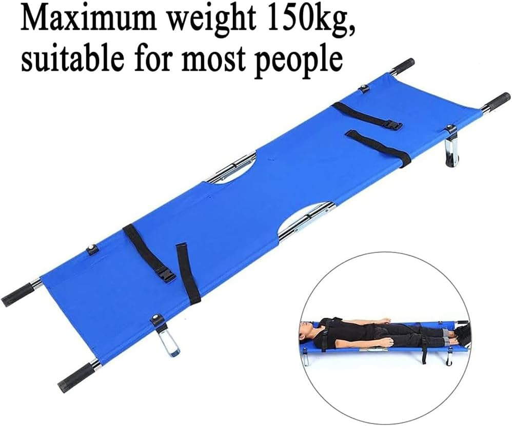 Foldable Stretcher Flexible Medical Folding Transport Stretcher,With Heavy Duty Handles and Stable Feet for Patient Transport,Portable Folding Stretcher for Medical Emergency,Portable Stretcher image number 2