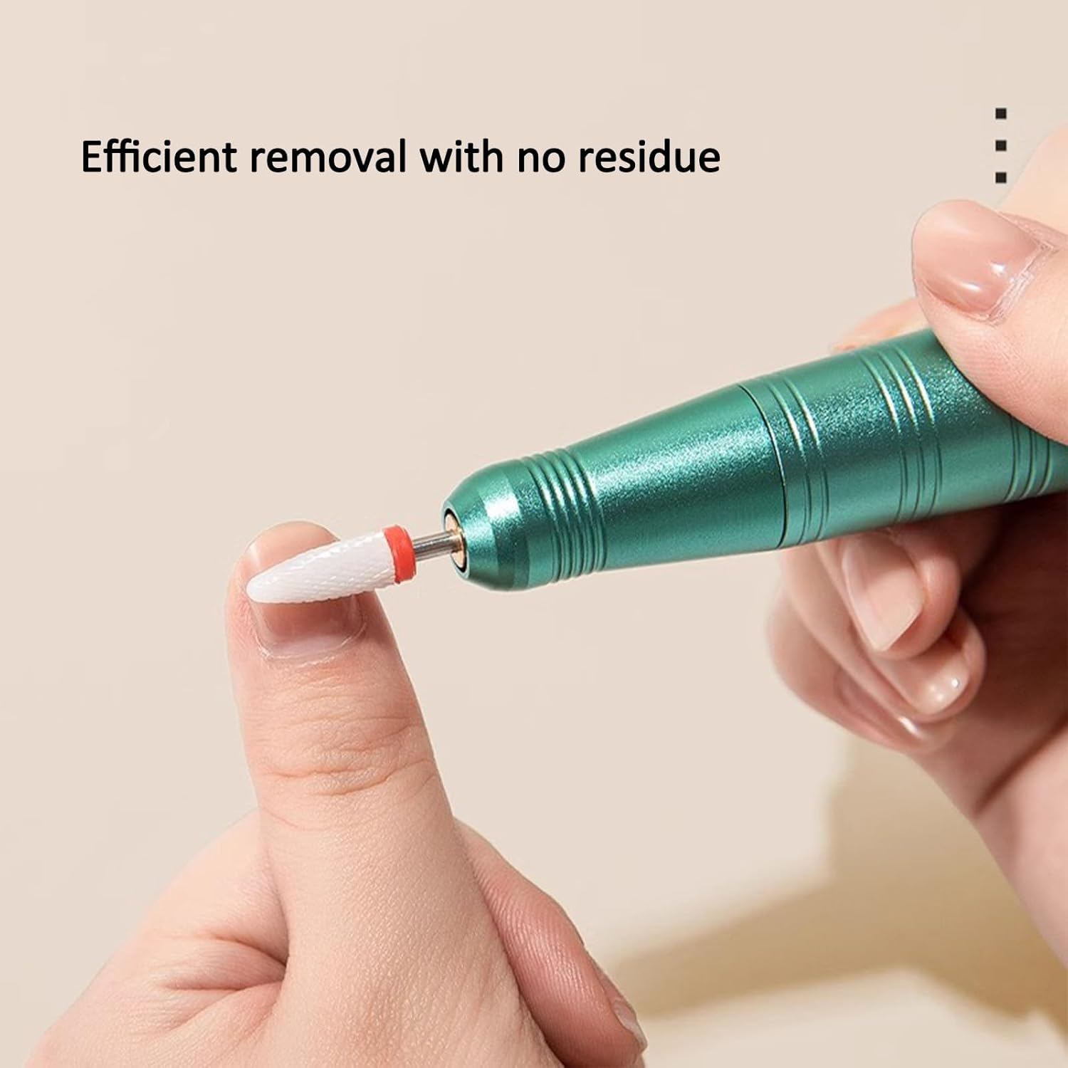 RIBHNXHI Professional Ceramic Nail Drill Bits Set 5Pcs for Manicure Pedicure Acrylic Nail Filing Cuticle Care and Gel Nail Polishing image number 3