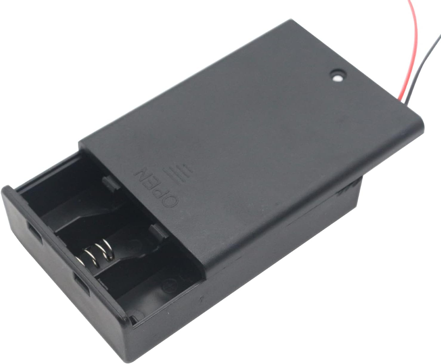 3 AA Battery Holder, 3 AA Battery Box, 6 Pcs 3AA Battery Case, 3X 1.5V AA Batteries Holder with On/Off Switch and Leads for DIY and Maintenance image number 1