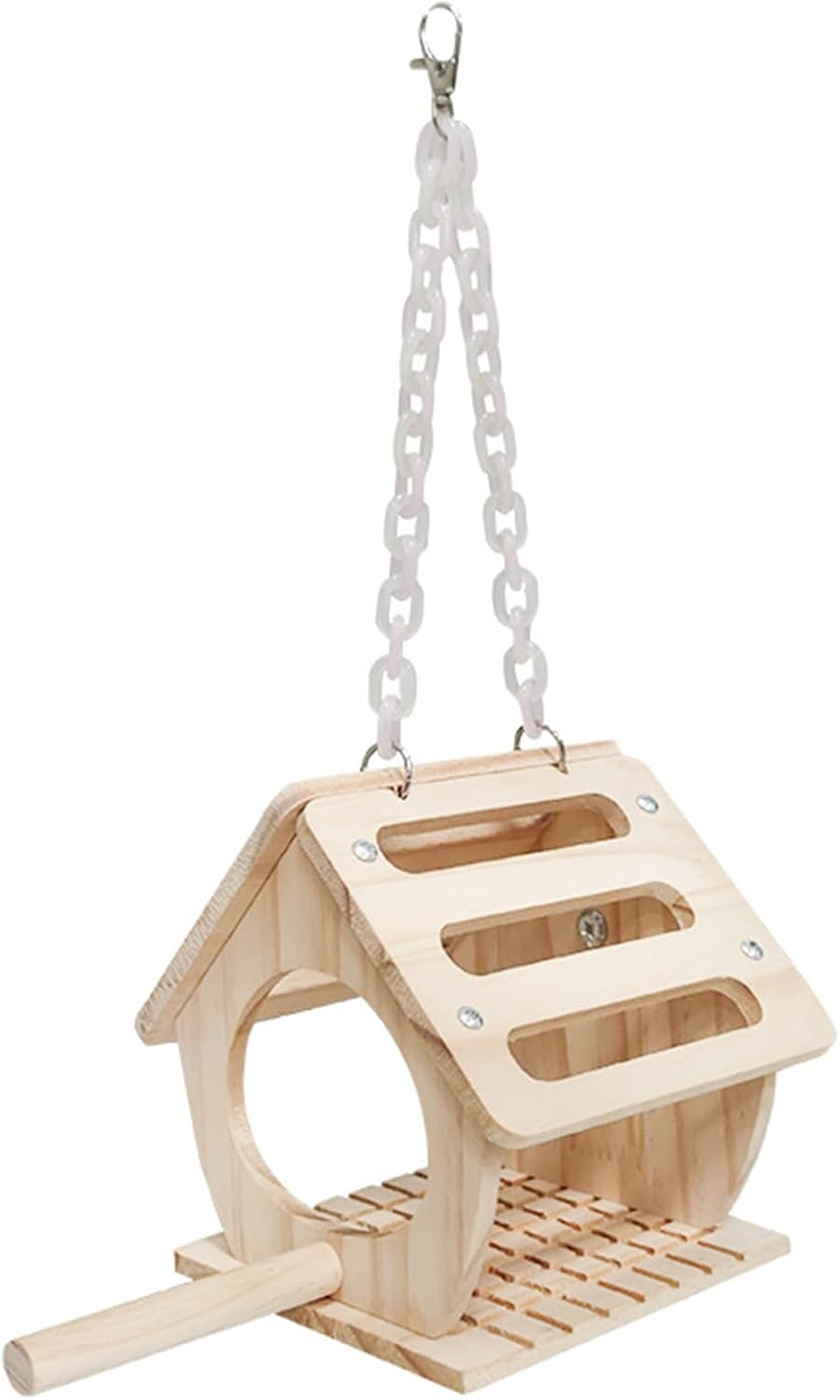 Perches for Birds, Parrot Wooden Platform, Swings with Swing Bell