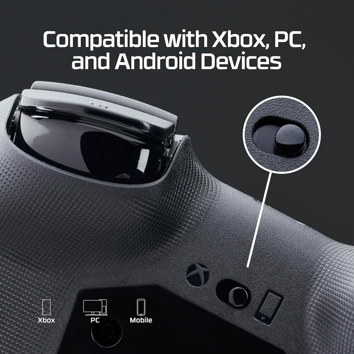 Hyperx Clutch Tanto &ndash; Mini Wired Gaming Controller for Xbox Series X|S Licensed Compact Full Featured Wired Black image number 5