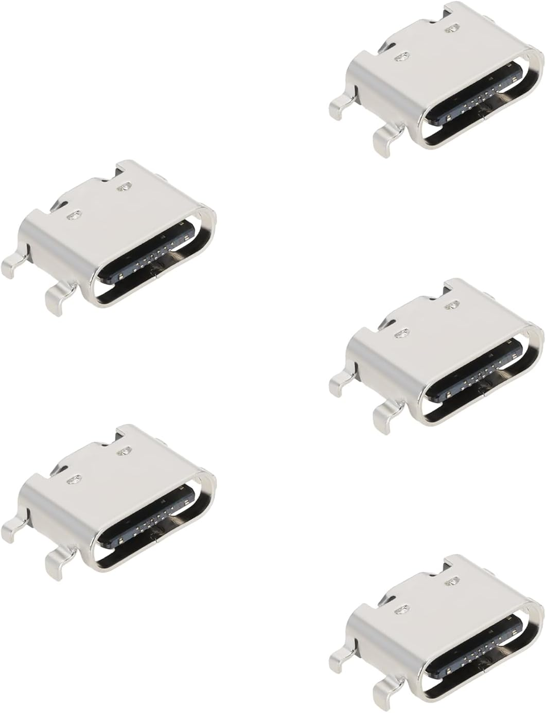 Emagtech 5PCS Type C Charging Socket Port USB C Female Charging Socket Port Charger 4 Pin Connector Socket Jack Compatible with Alcatel 1T 10 8092 Tablet image number 6