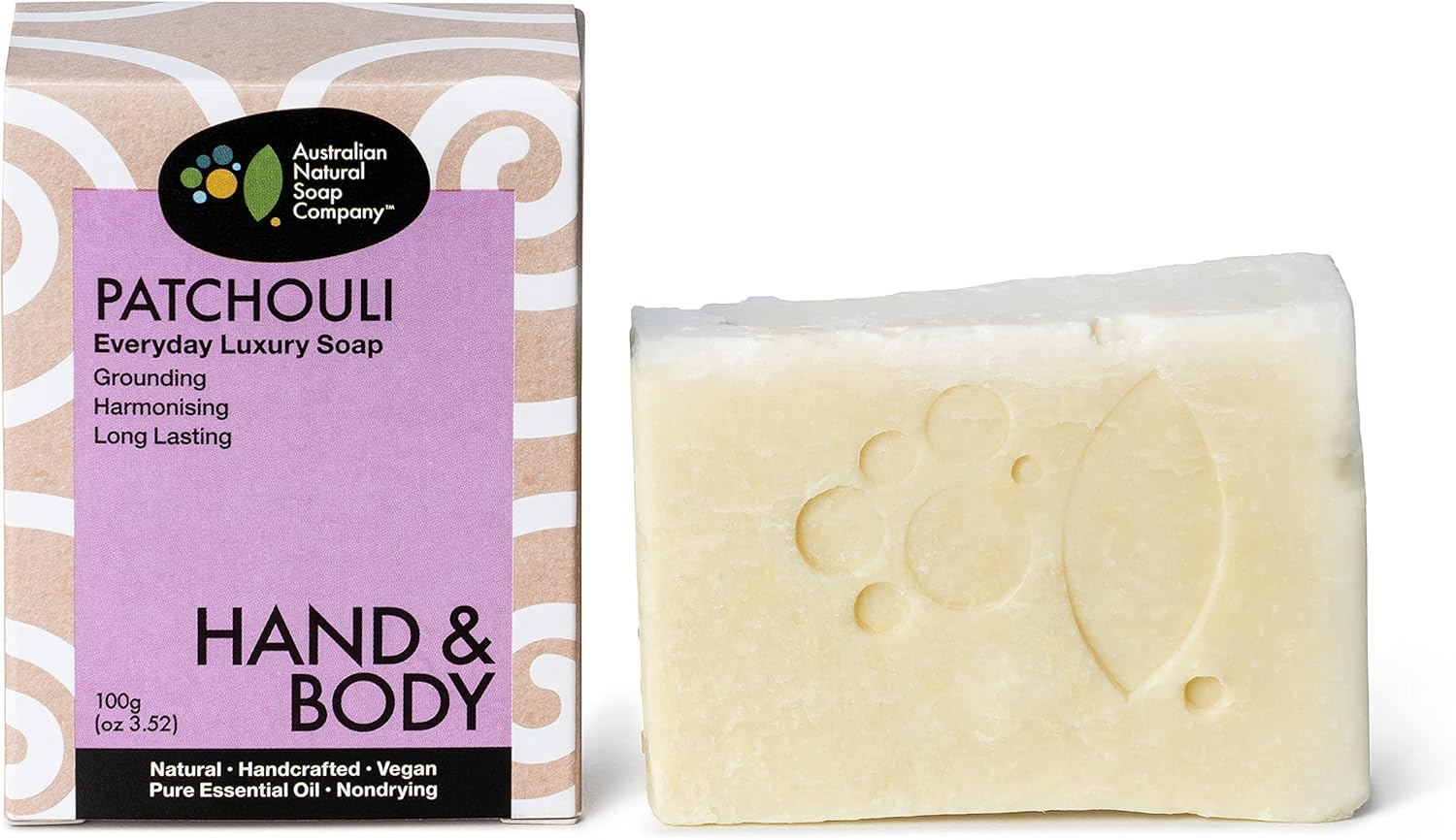 Australian Natural Soap Company Patchouli Luxury Soap 100G image number 4