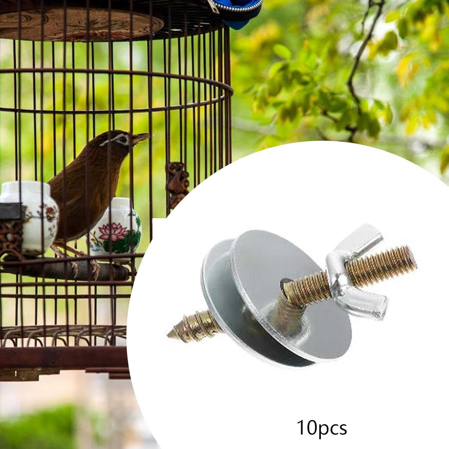 ＡＷＨＡＯ Premium Bird Perch Mounting Kit with Hardware Accessories image number 4