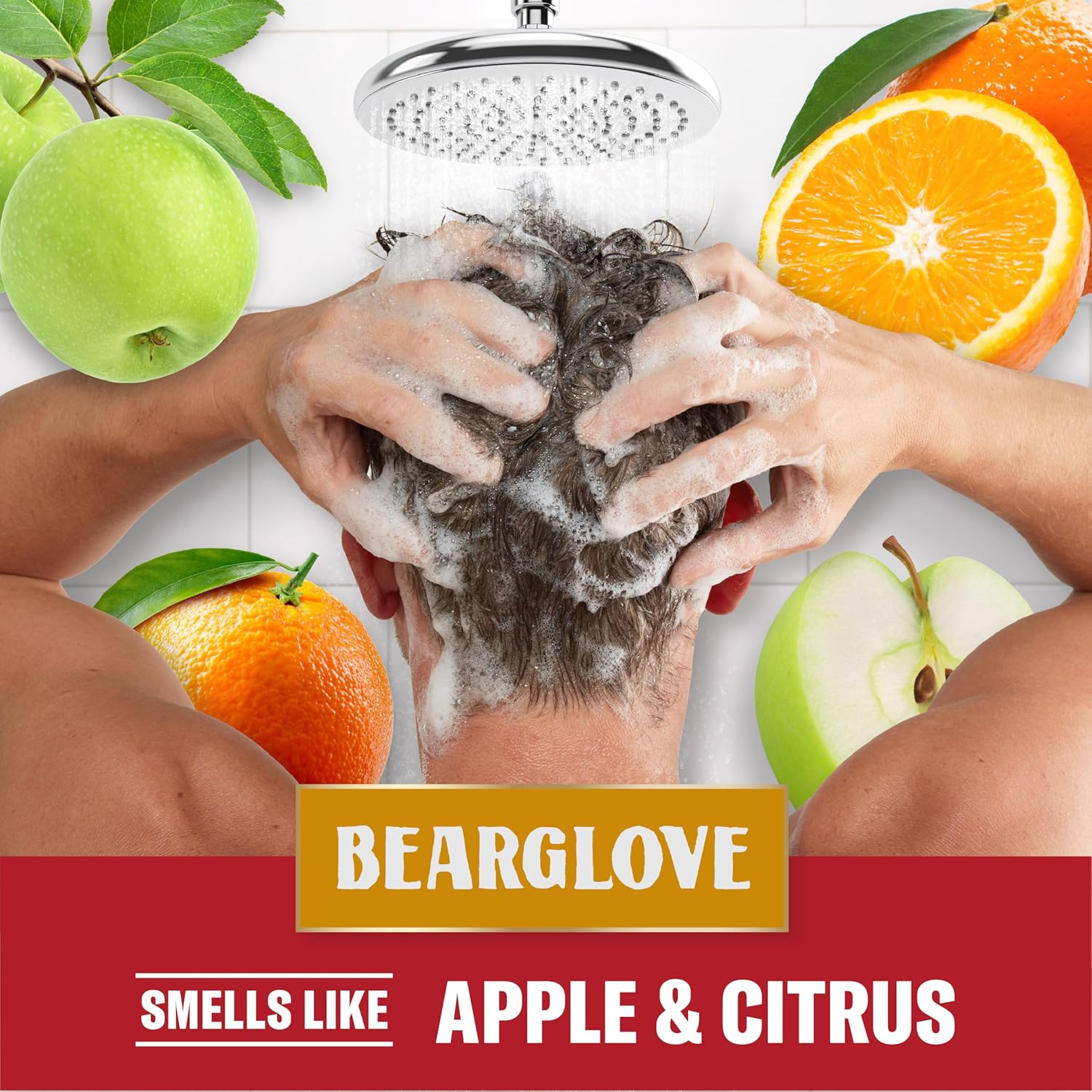 Old Spice Bearglove 2In1 Shampoo and Conditioner for Men, 13.5 Fl Oz, Pack of 6 image number 5