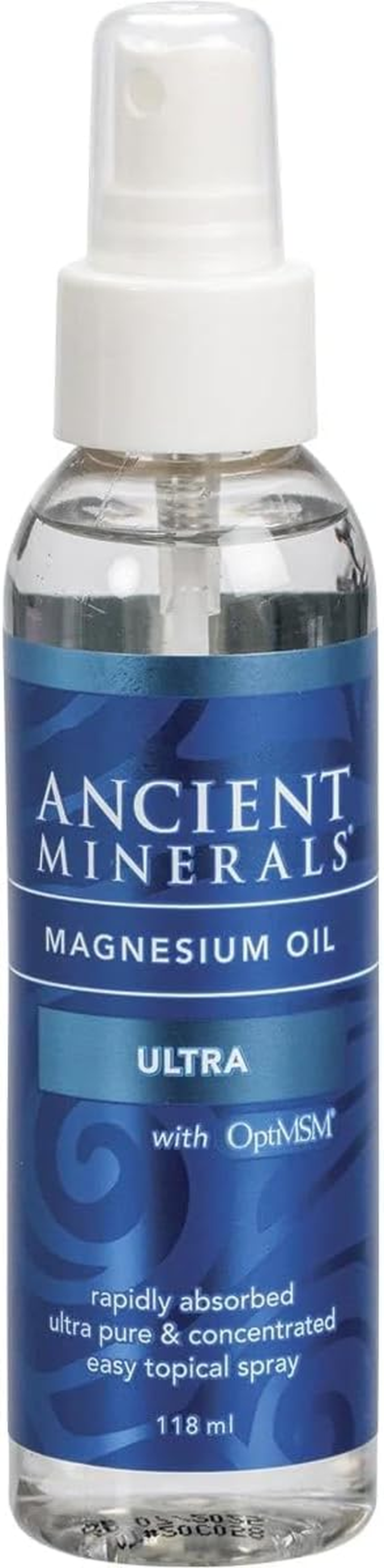 Ancient Minerals Magnesium Oil and MSM 118 Ml, 118 Ml image number 1