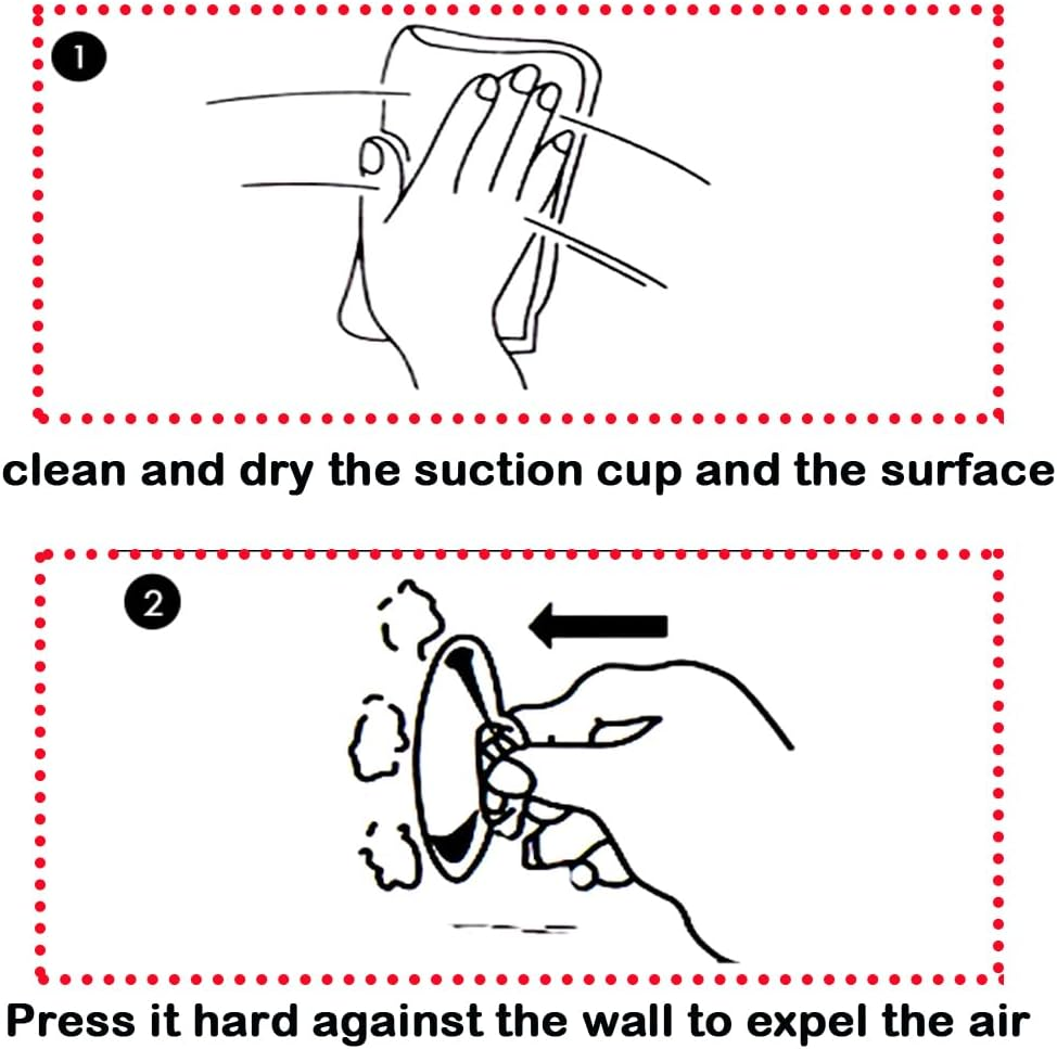 Clear Suction Cups Mushroom Head Plastic Sucker Pads Kitchen Window Suckers 20 Pack image number 5