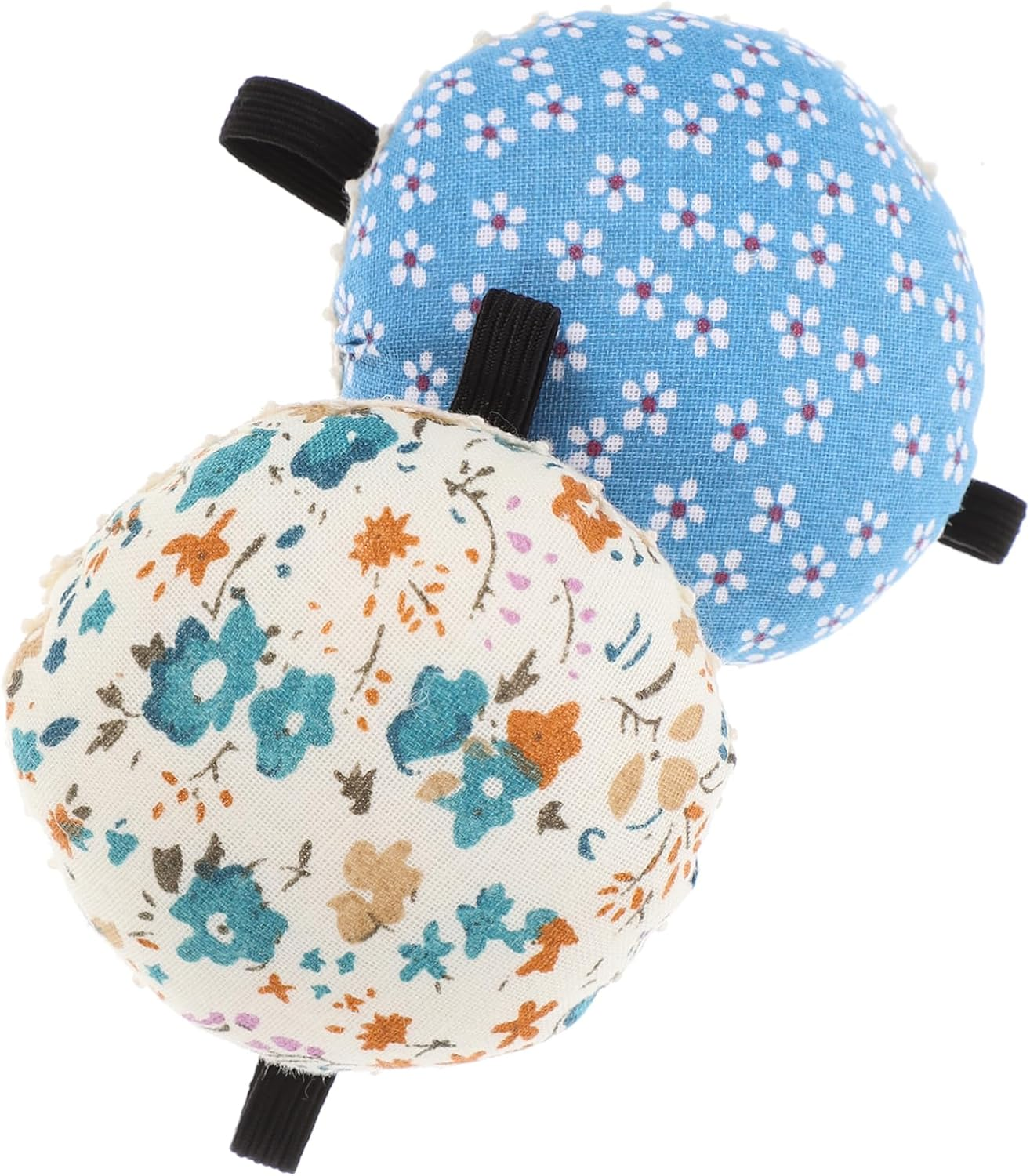 CORHAD 2Pcs Floral Wrist Pin Cushions Wearable Sewing for Easy Access for Beginners and Tailoring Projects Random Styles image number 6