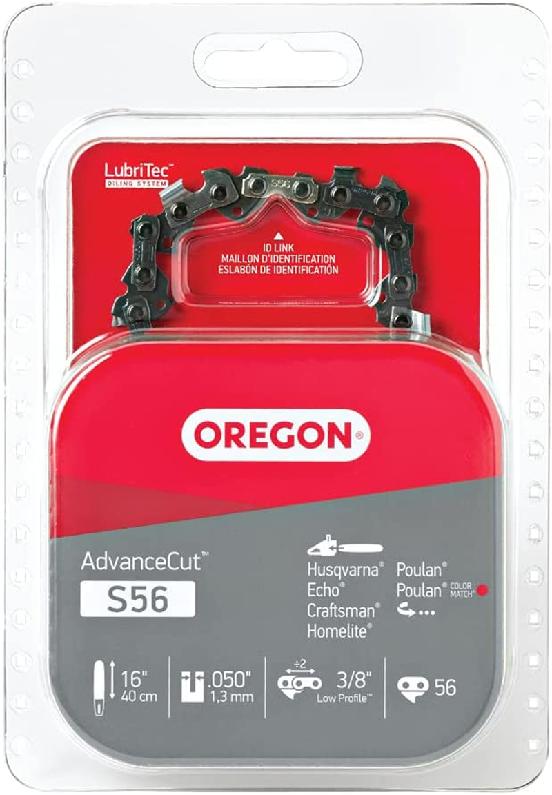 Oregon S56 Advancecut 16-Inch Chainsaw Chain Fits Craftsman, Echo, Homelite, Poulan, Remington image number 4