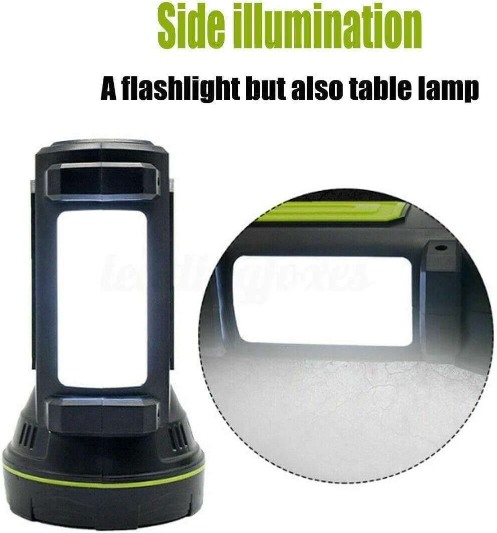 LED Handheld Flashlights, Super Bright Torch Searchlight, Portable LED Spotlight, Rechargeable Waterproof Flashlight Lantern for Camping, Hiking, Fishing, Hunting, Emergency image number 5