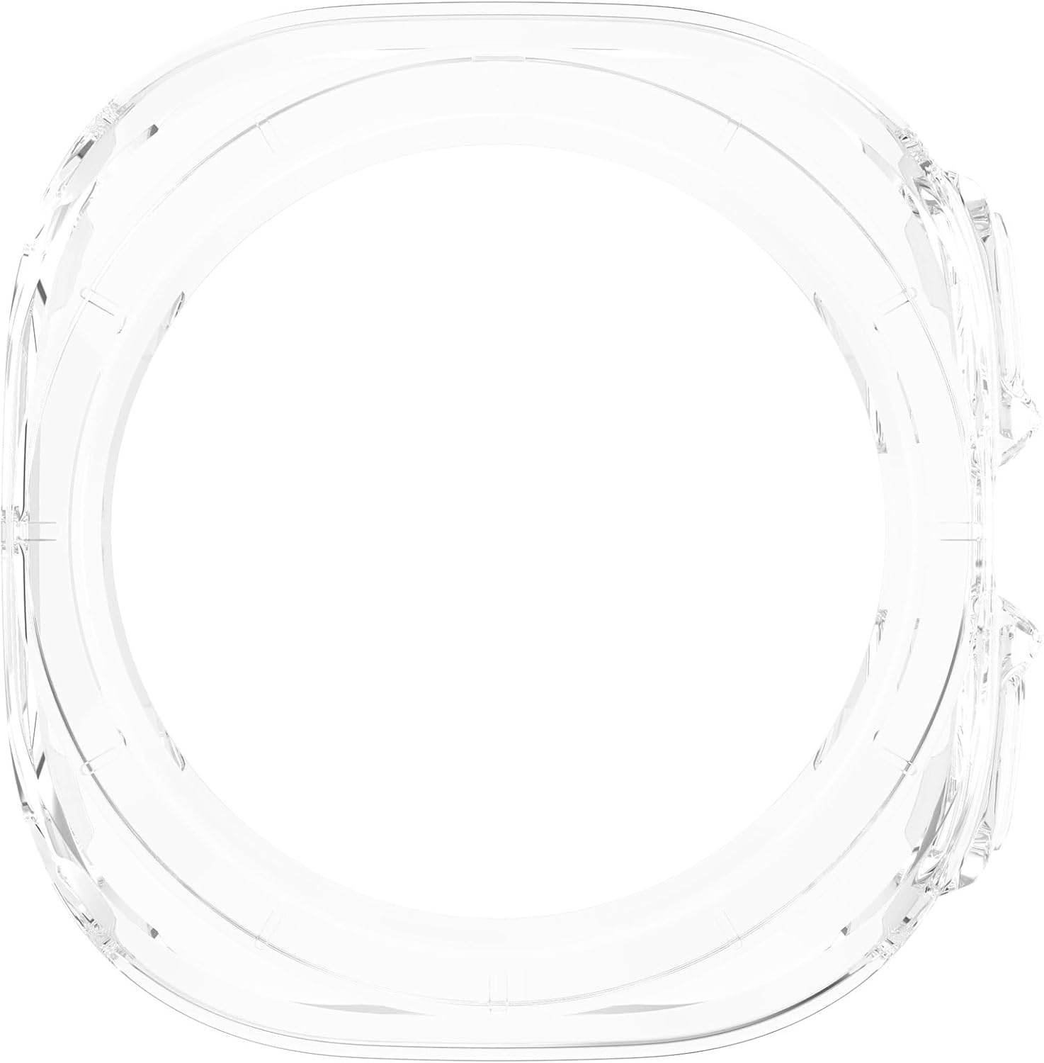 [2 Pack]Bumper Case for Samsung Galaxy Watch 7 Ultra, 47MM PC Half Wrap Covers Smart Watch Replacement Cases, Hollow Screen Protector for Galaxy 7 Ultra 47Mm