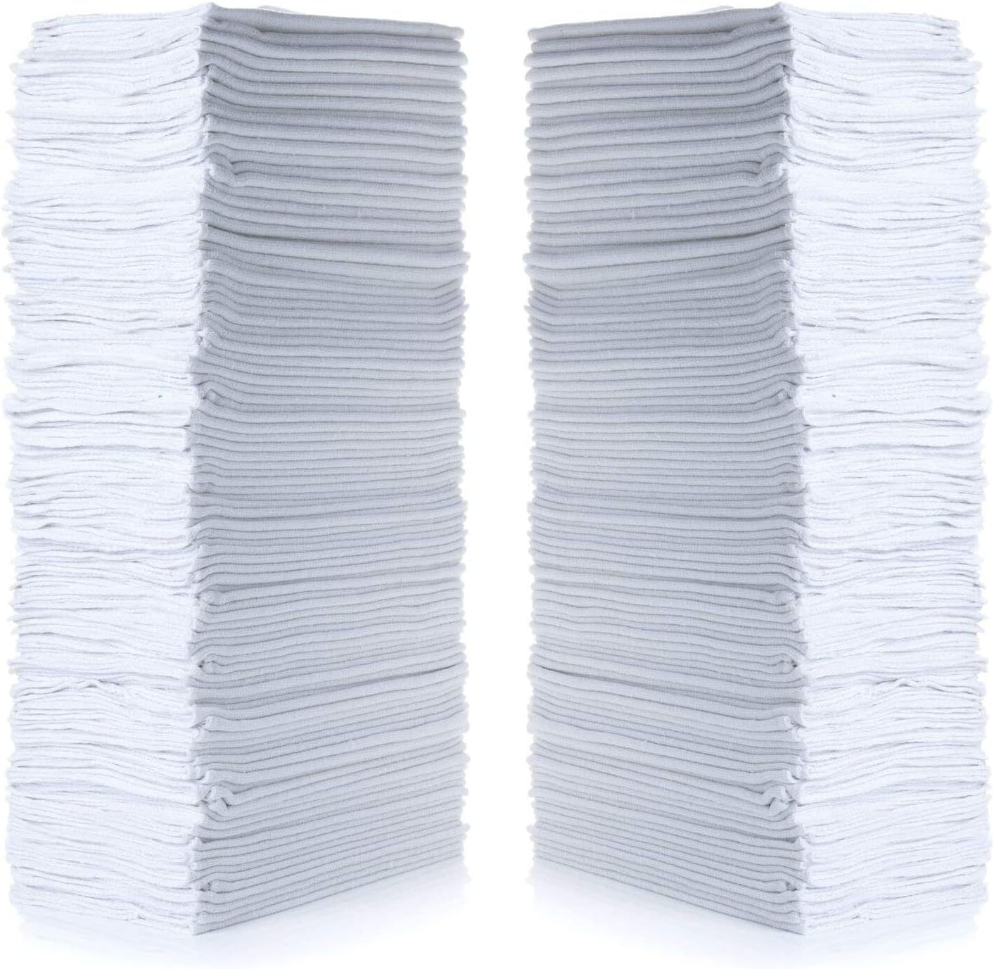 SIMPLI-MAGIC 79142 Shop Towels 14"X12", 150 Count (Pack of 1), Cotton, White
