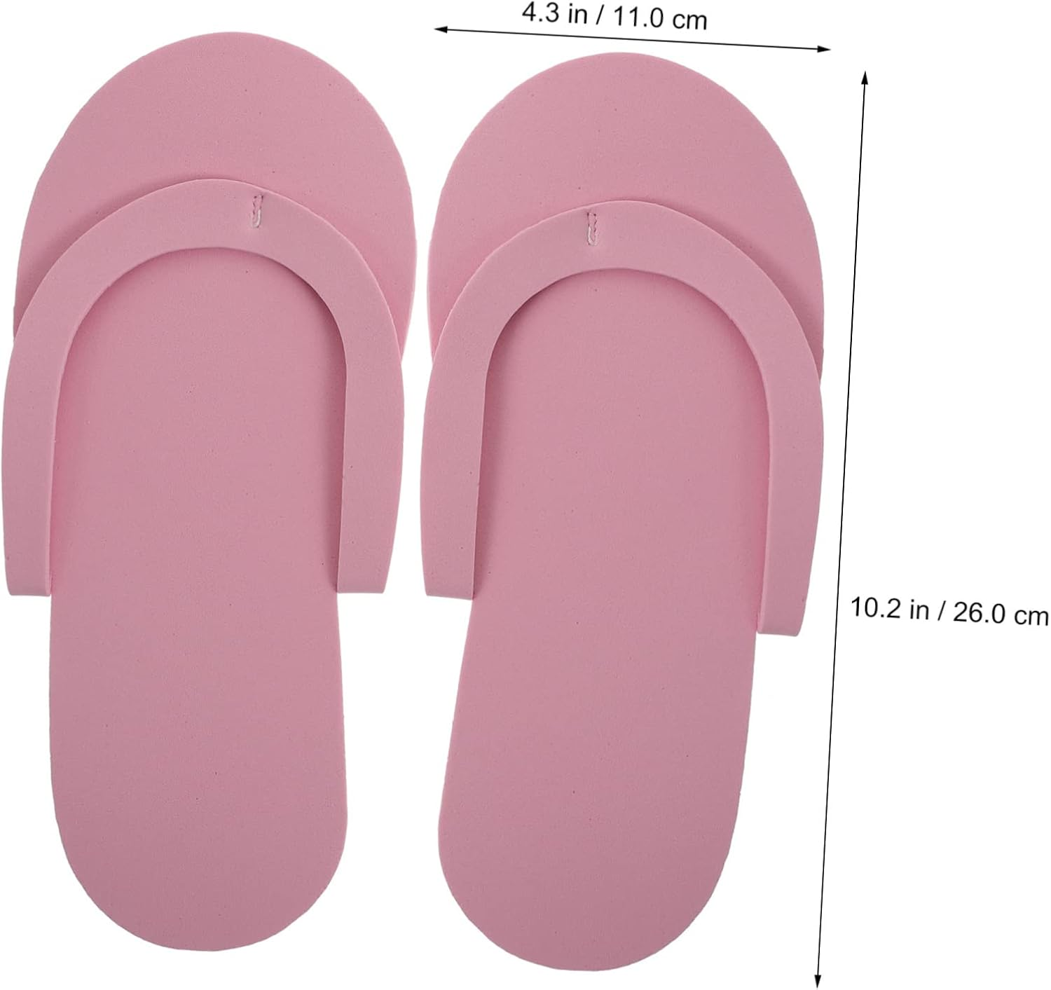 MERRYHAPY 12Pairs Pedicure Slippers Disposable Home Slippers Women'S Patterns Guest Footwear image number 1