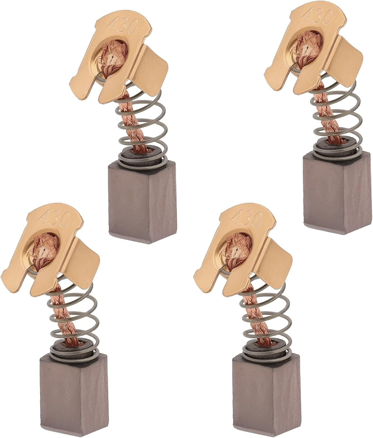 Be in Your Mind 4 Pcs Power Tool Carbon Brush Replacement Motor Brushes 7Mm X 7Mm X 9.5/12Mm Compatible with Makita CB430 BHR200 DCS550 191971-3 image number 4