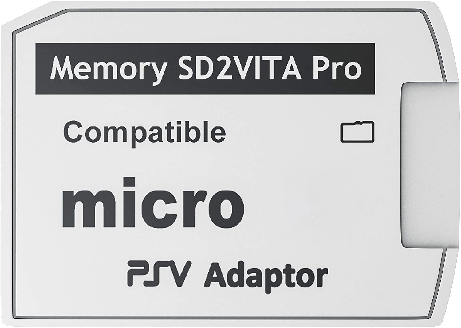 Sd2Vita Memory Card Adapter Compatible with PS Vita 1000/2000 3.6 or Henkaku System