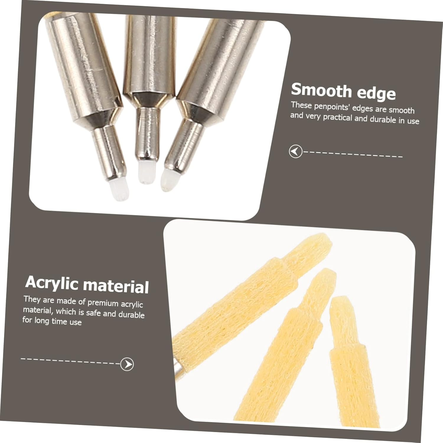 3Pcs Replacement Tips for Paint Pens and Lightweight Nibs for Home Office and Travel Use Compatible Various Paint Pen Models image number 5