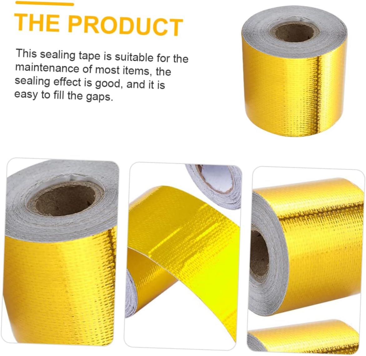 Healvian Foil Seal Tape Fireproof Adhesive Tape for Kitchen Range Hoods Automotive Engine Building Maintenance Strong Adhesion Excellent Thermal Insulation image number 3