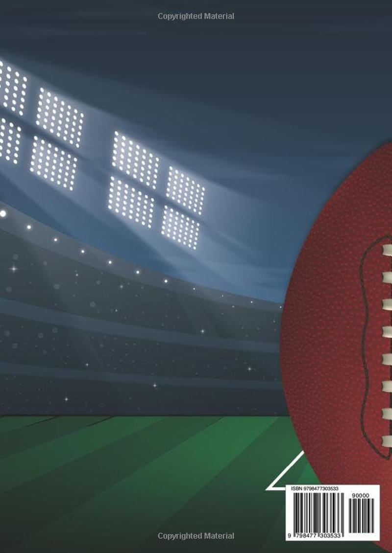 AFL Skills Logbook: Australian Rules Football Skills Notebook for Players to Improve Marking, Kicking, Hand-Balling and Fitness, 50 Pages, 21Cm X 29.7Cm