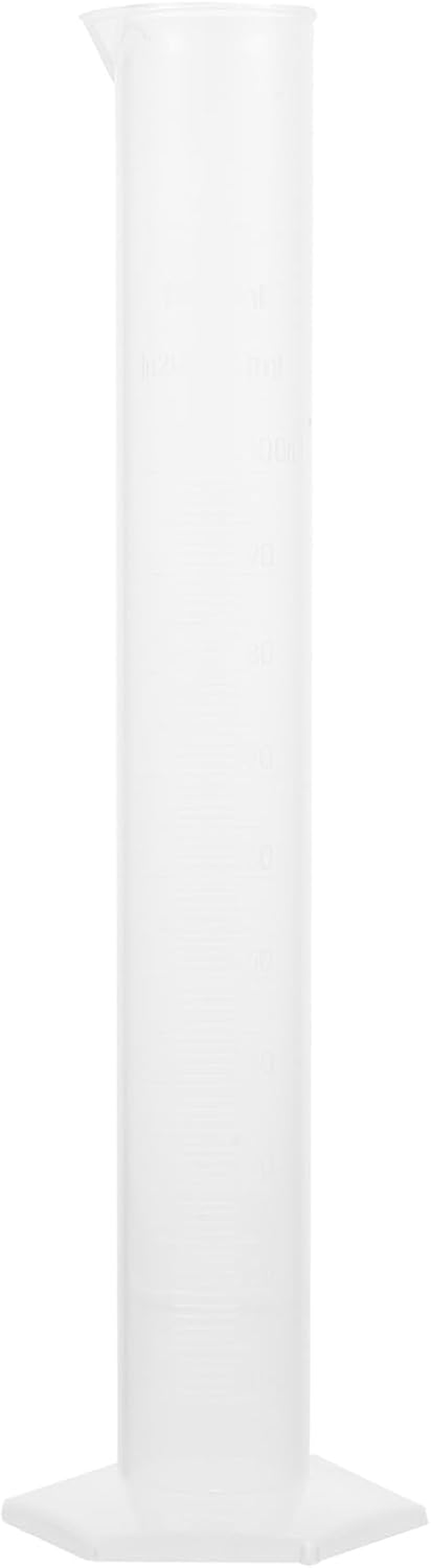 Baluue Measuring Cylinder, 100Ml Plastic Measuring Cylinder, Precise Graduated Measuring Cup, PP Graduated Cylinder for Kitchen, Laboratory Measurement image number 4
