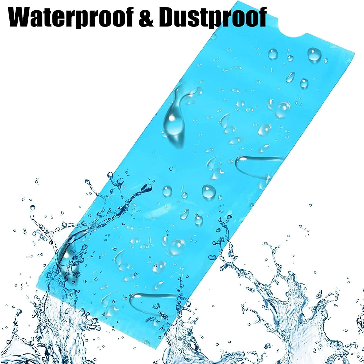 Sotica 200Pcs Blue Tattoo Pen Covers, Disposable Plastic Sleeves for Standard Machine Pens