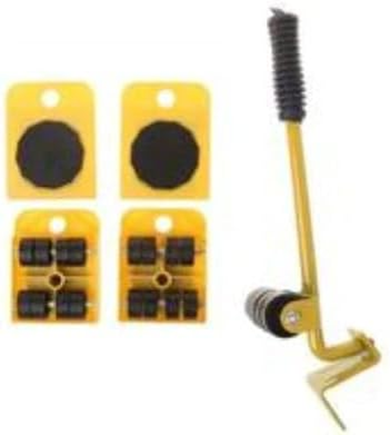 Bliss Gifts & Homewares Furniture Lifter Mover Tools Set I Heavy Duty Multifunctional Furniture Lifter with 4 Wheeled Corner Movers I for Sofas Couches Refrigerators I Easy and Safe Moving (Red) image number 3