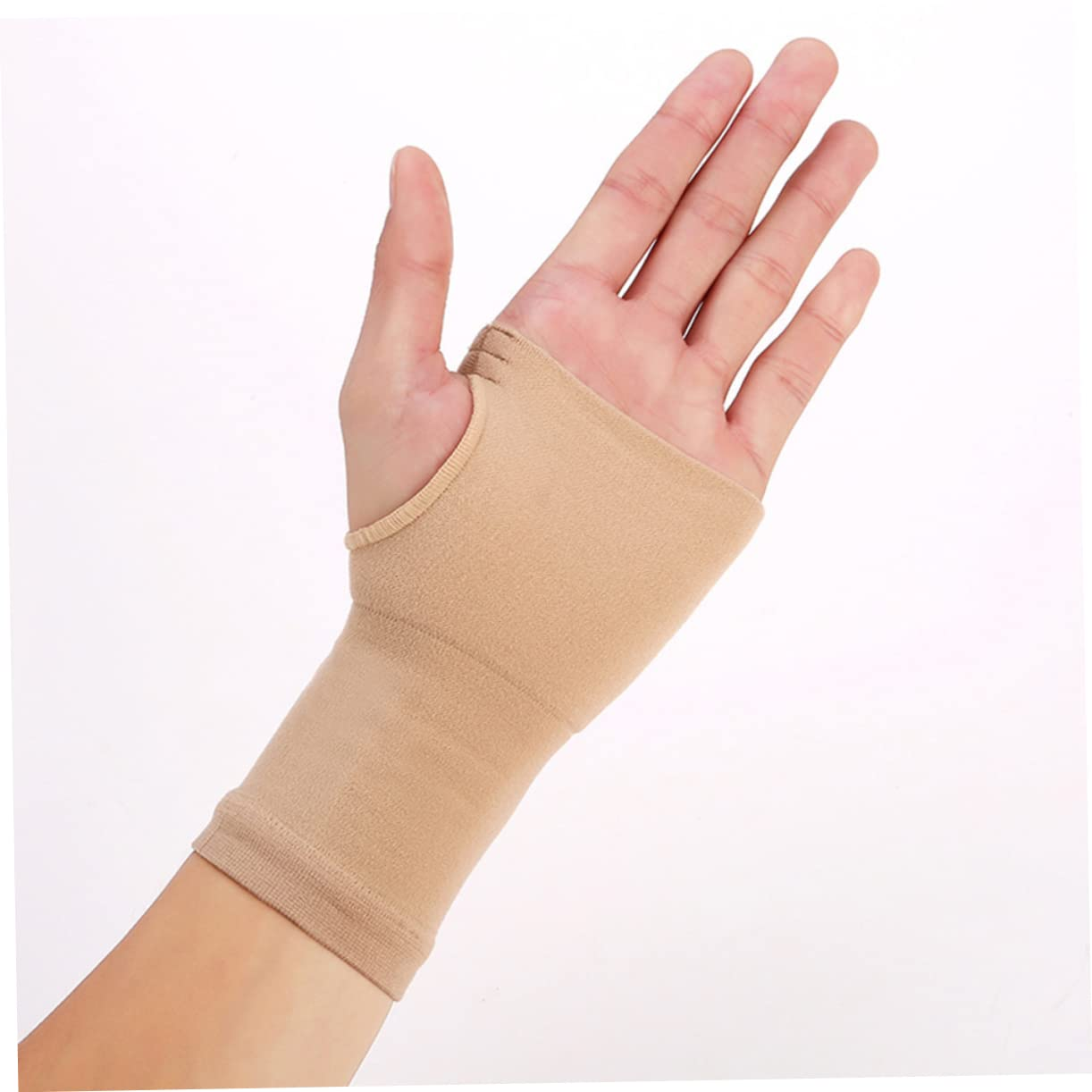 Healvian Carpal Tunnel Wrist Sleeve 1 Pair Compression Support Brace for Arthritis and Tendonitis Pain Relief Adjustable Wrist Splint for Sports and Daily Use Breathable Material