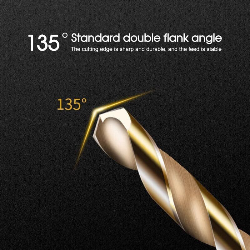 LEDON 13 PCS Quick Change Hex Shank Drill Bits Set HSS Steel Wood Timber Drilling image number 4