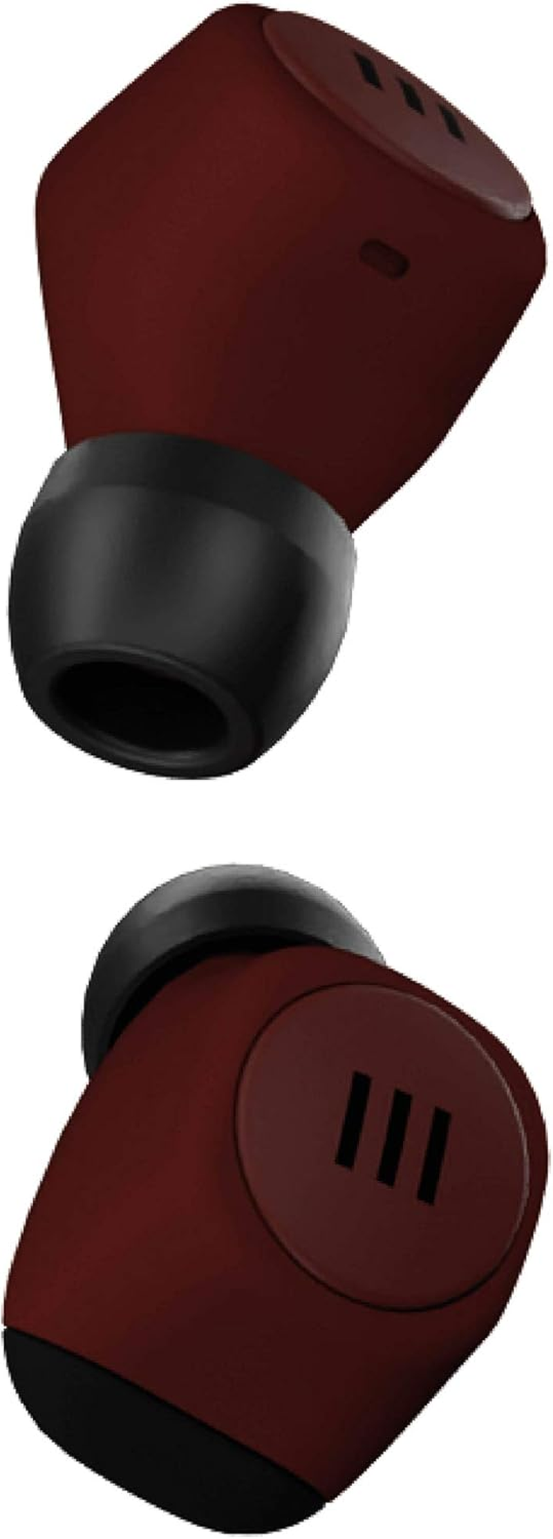 Divacore - Nudes - 100% Wireless Headphones - up to 15 Hours Battery Life - Water Resistance - Touch Screen - Ultra Compact Design - Compatible with Google Assistant and Siri - Crush Coral