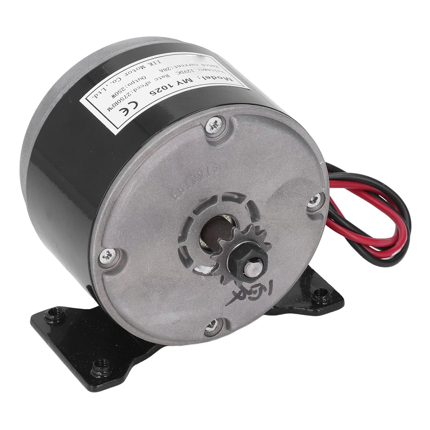 High Speed Brushed DC Motor, Wear Resistant Long Service Life 12V 250W Brushed Motor High Efficiency for Electrocar for Electric Scooter image number 6