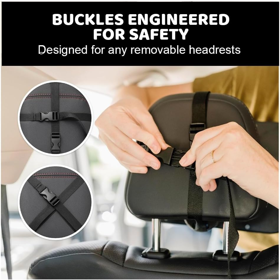 Cubble Wide-Angle,Shatterproof 360&deg; Car Mirror, Improved Version with Removable Base, Wide Angle View (Black) image number 3